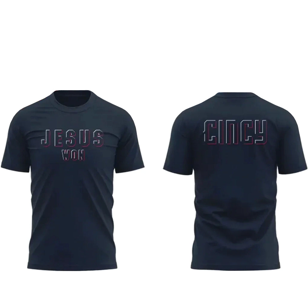 Cincinnati Reds Jesus Won Shirt