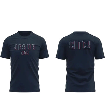 Cincinnati Reds Jesus Won Shirt