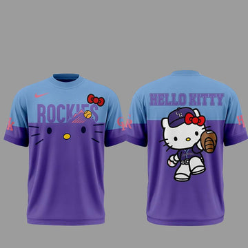Colorado Rockies x Hello Kitty Purple 2026 Shirt