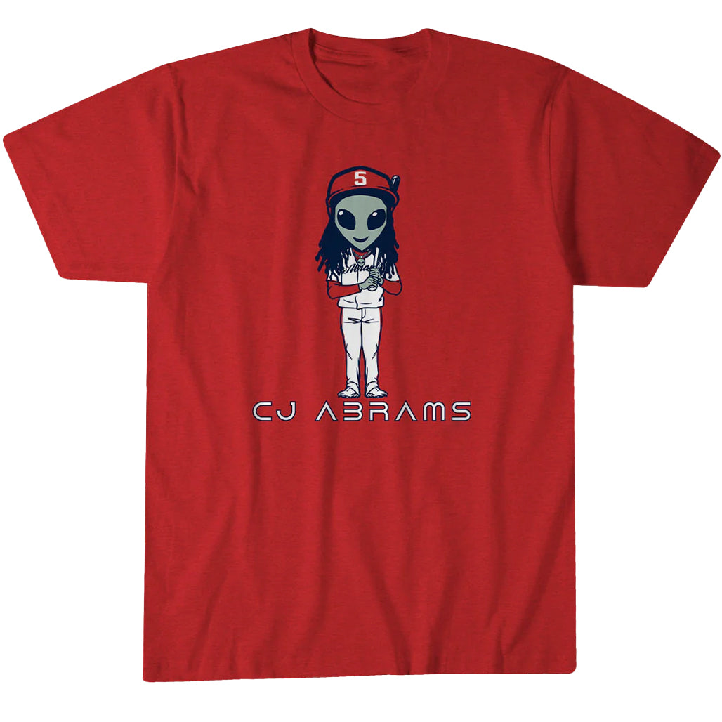 Washington Nationals CJ Abrams The Alien T-Shirt