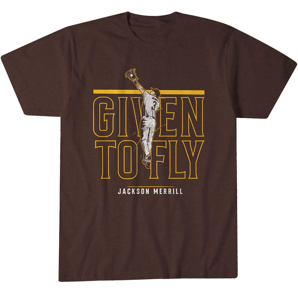 San Diego Padres Jackson Merrill Given to Fly T-Shirt