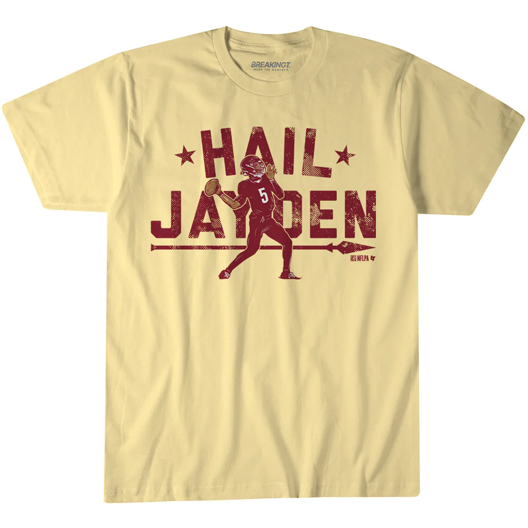 Washington Commanders Jayden Daniels Hail Jayden 2026 T-Shirt