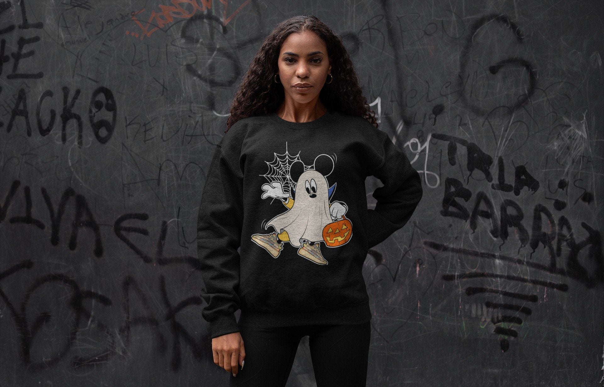 Ghost Mouse Unisex Tops - Yeezy 350 MX Oat