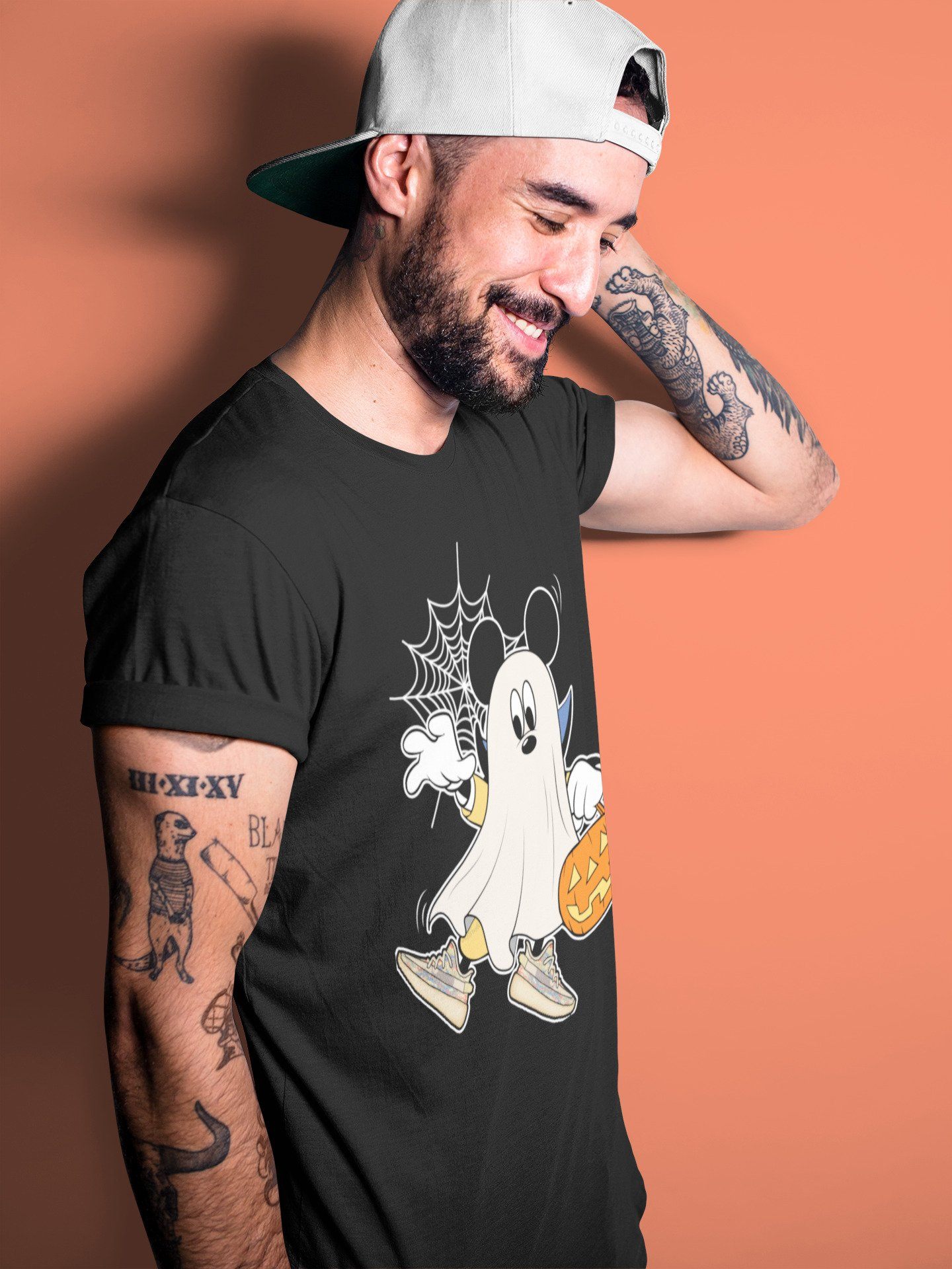 Ghost Mouse Unisex Tops - Yeezy 350 MX Oat