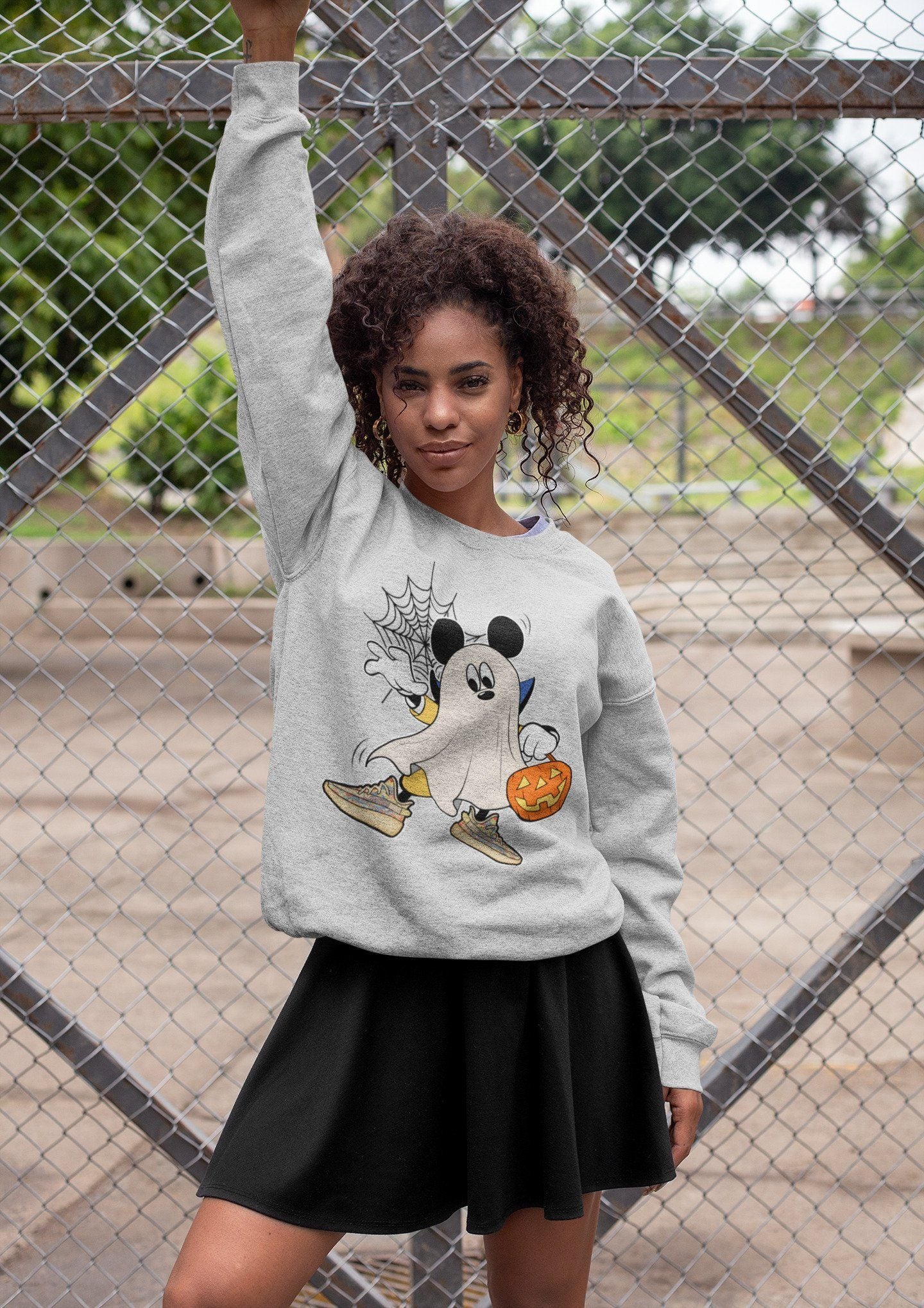 Ghost Mouse Unisex Tops - Yeezy 350 MX Oat