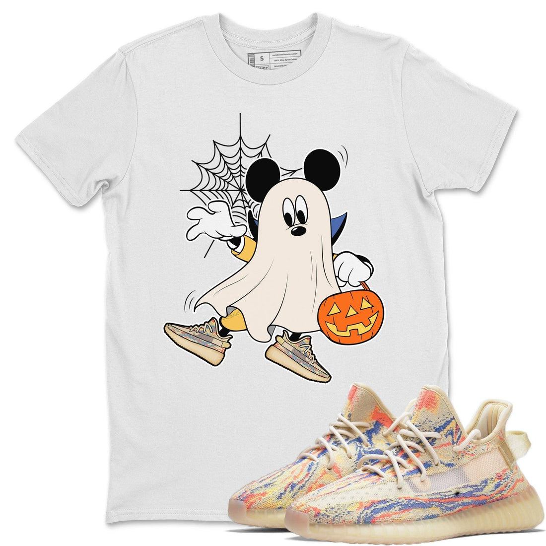 Ghost Mouse Unisex Tops - Yeezy 350 MX Oat