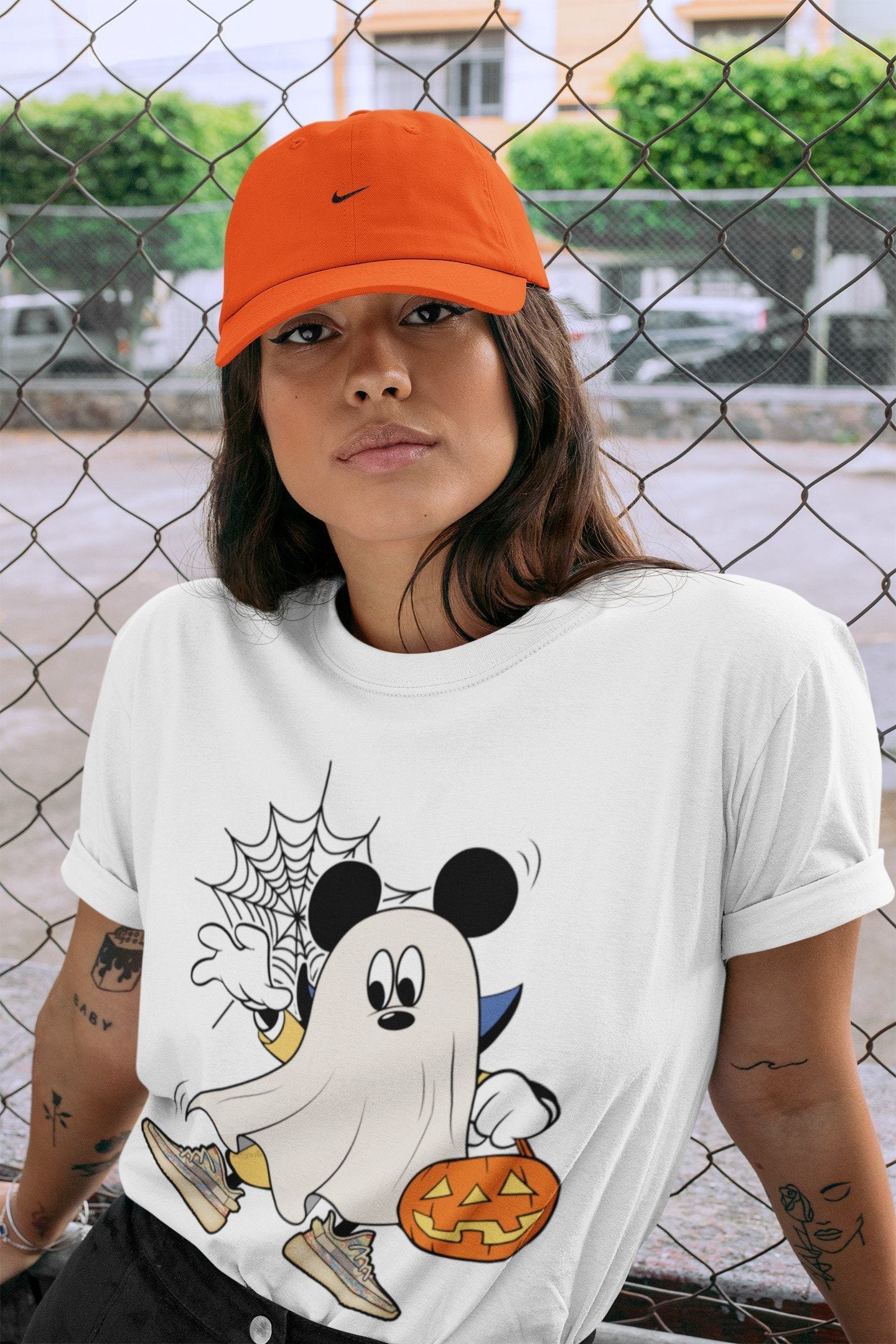 Ghost Mouse Unisex Tops - Yeezy 350 MX Oat