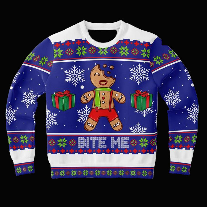 Gingerbread Gingerbread Cookie Xmas Eve Cute Cookie 3d Ugly Christmas Sweater ? Usalast