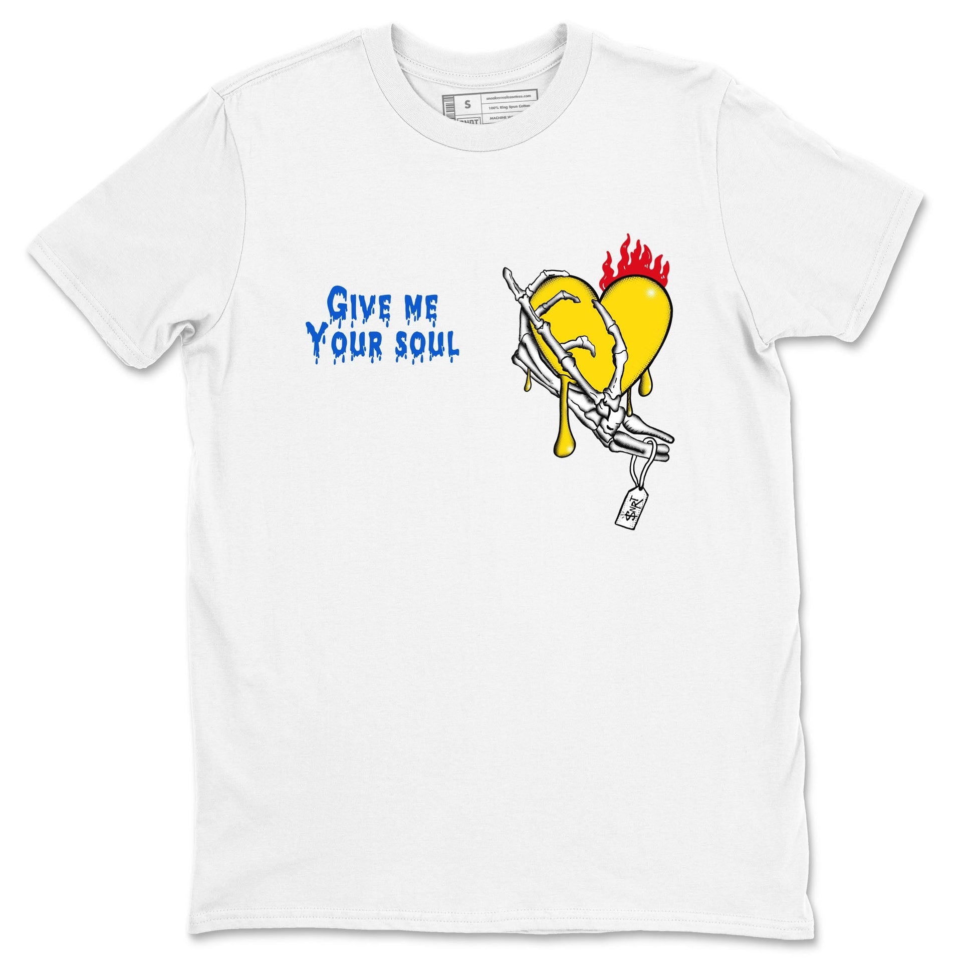 Give Me Your Soul Sneaker Tees - Air Jordan 1 Travis Scott Canary