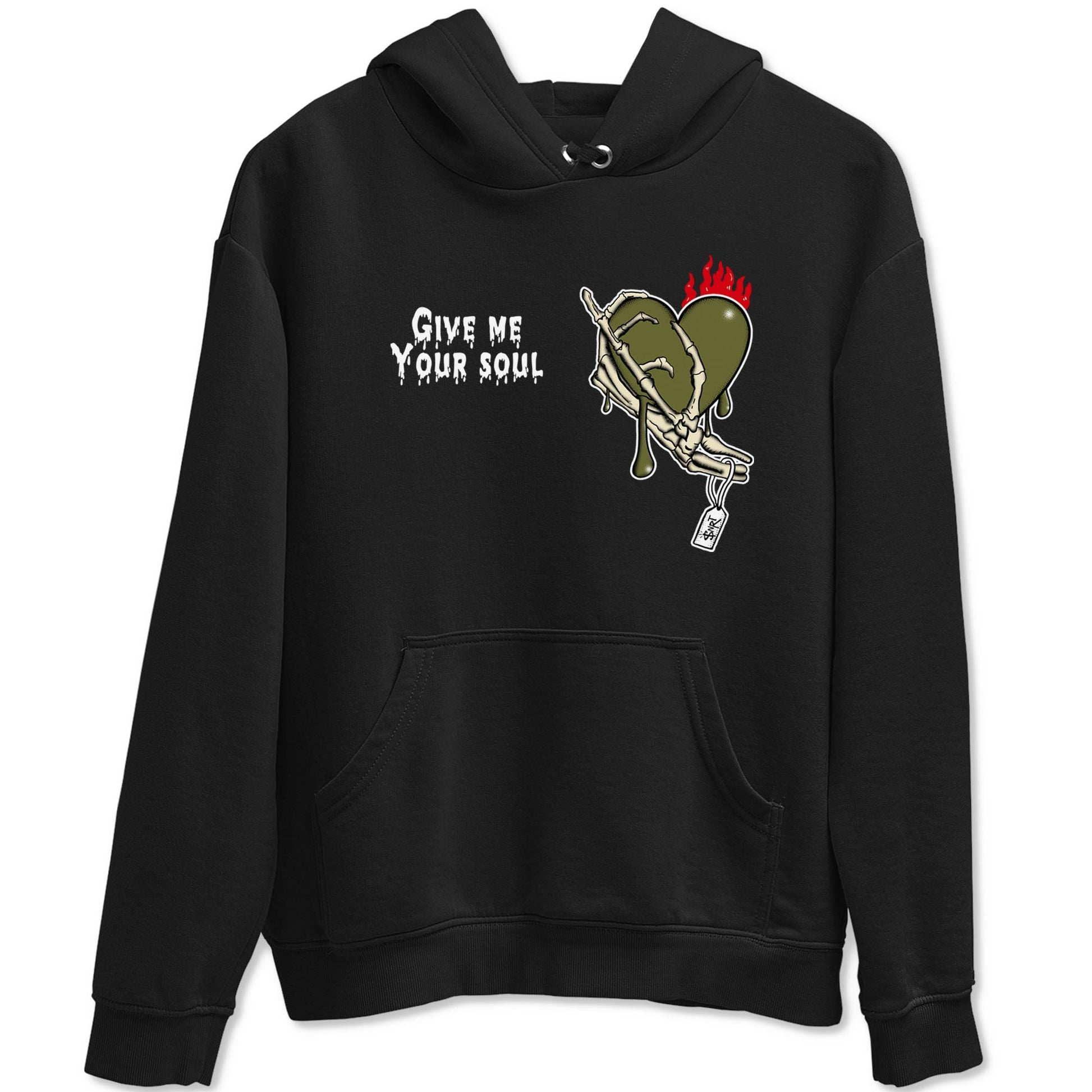 Give Me Your Soul Sneaker Tees - Air Jordan 1 Travis Scott Medium Olive