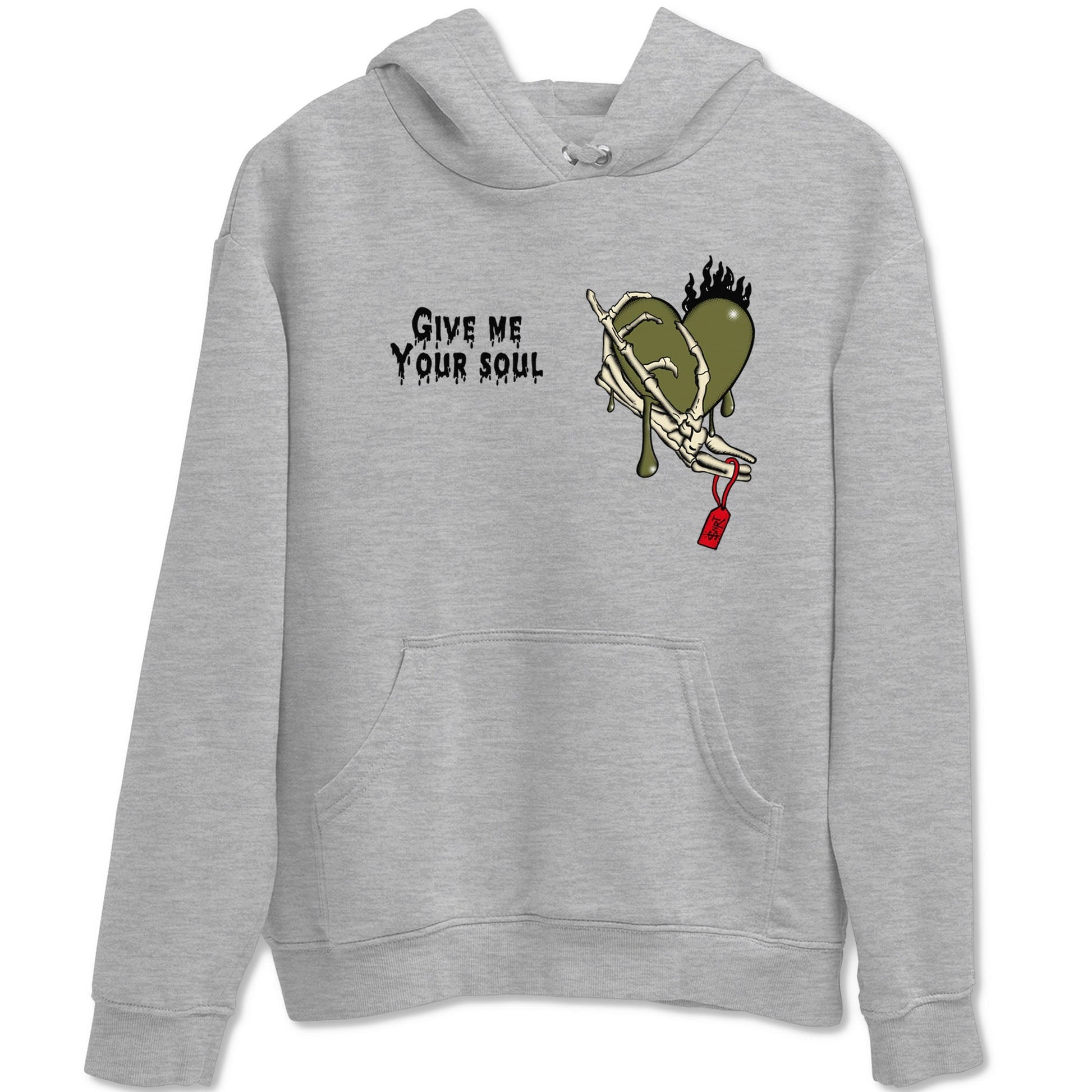 Give Me Your Soul Sneaker Tees - Air Jordan 1 Travis Scott Medium Olive