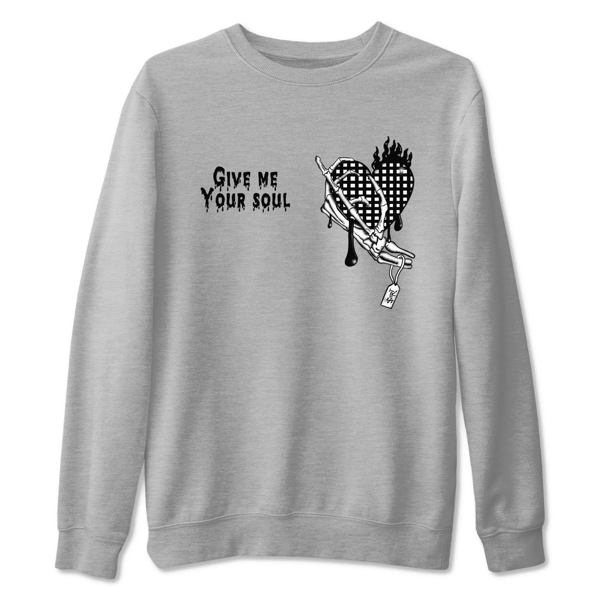 Give Me Your Soul Sneaker Tees - Air Jordan 4 White Thunder