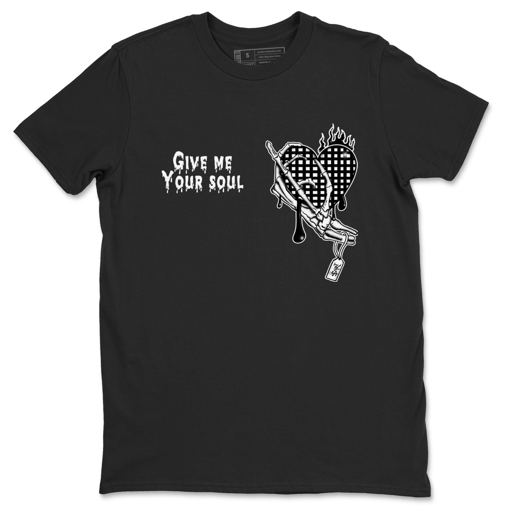 Give Me Your Soul Sneaker Tees - Air Jordan 4 White Thunder