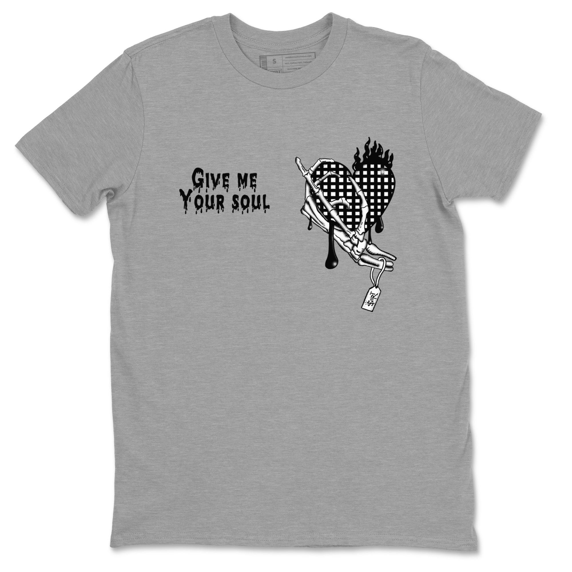 Give Me Your Soul Sneaker Tees - Air Jordan 4 White Thunder