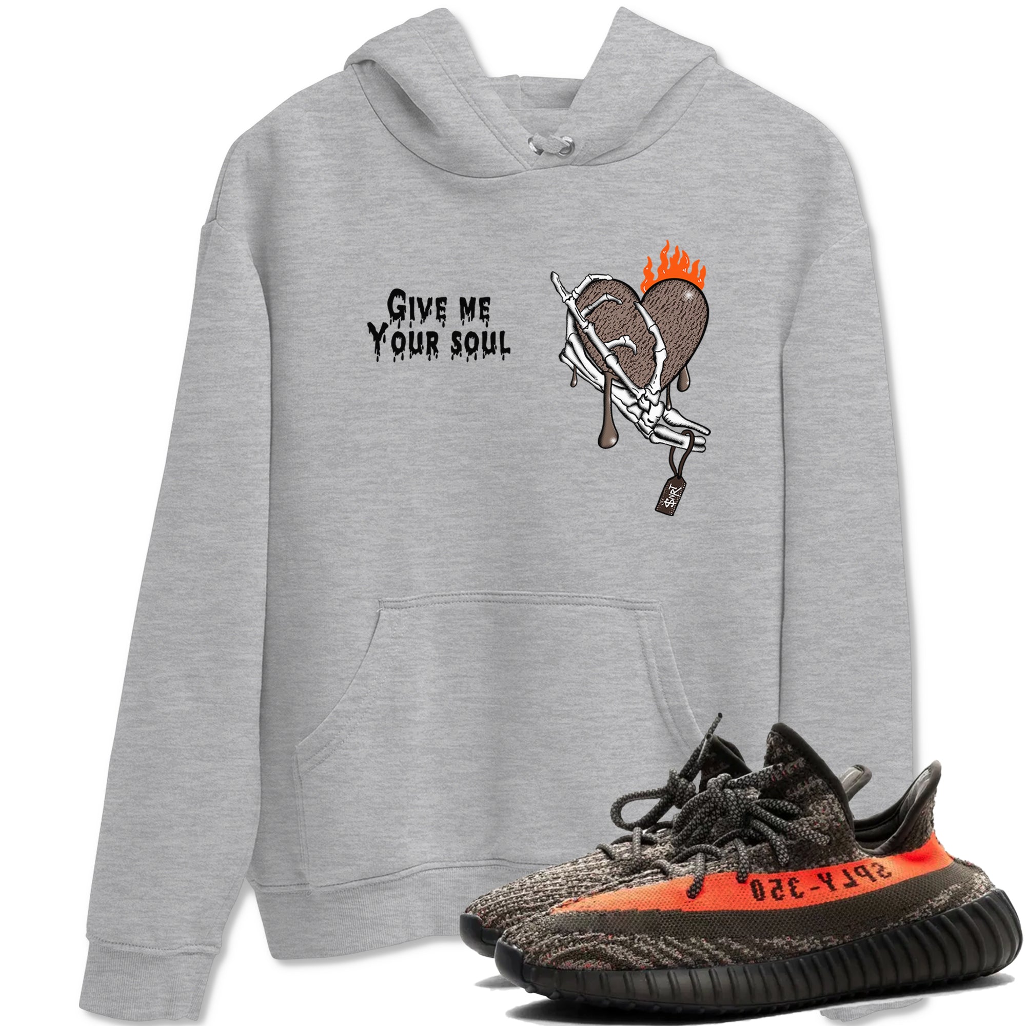 Give Me Your Soul Sneaker Tees - Yeezy 350 Carbon Beluga