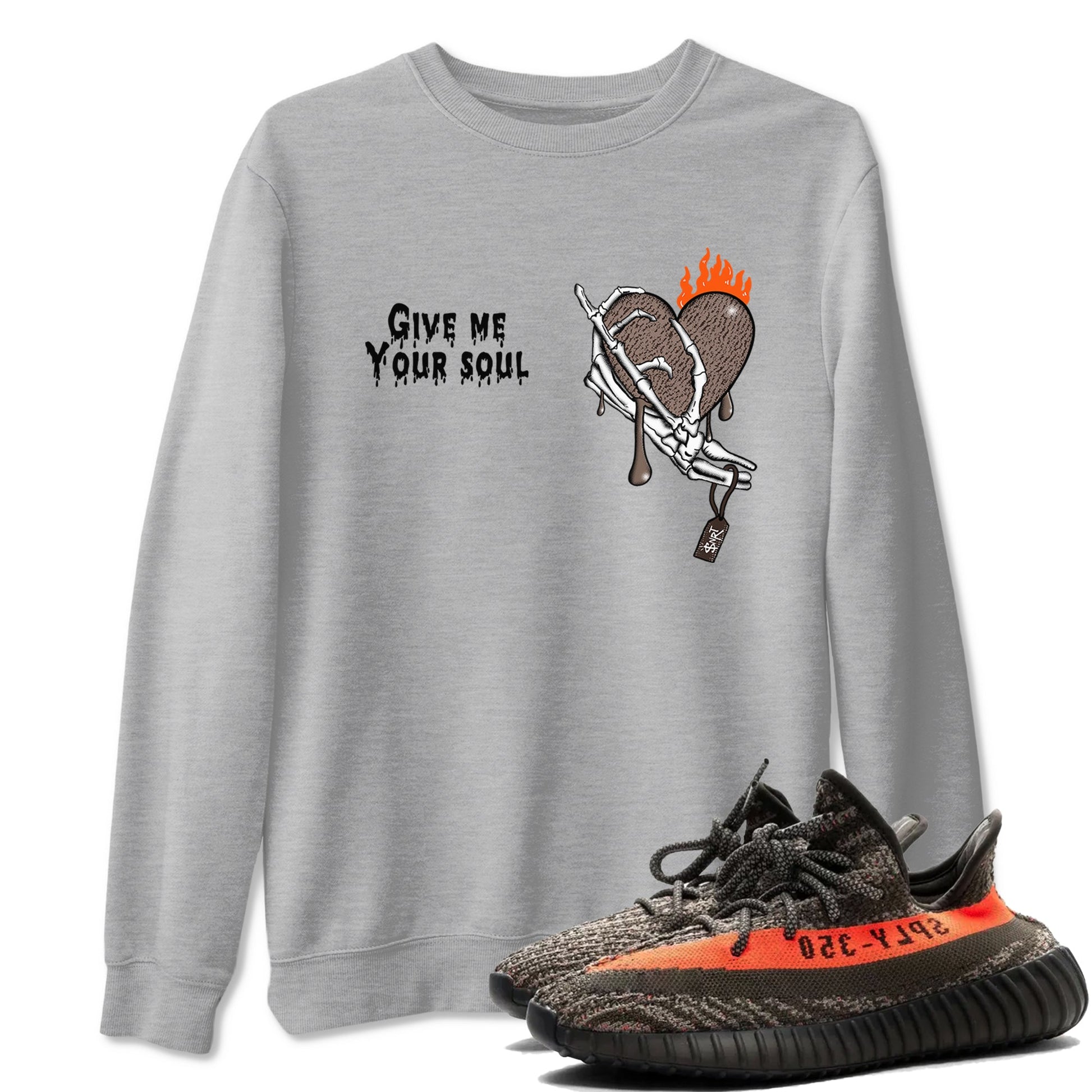 Give Me Your Soul Sneaker Tees - Yeezy 350 Carbon Beluga