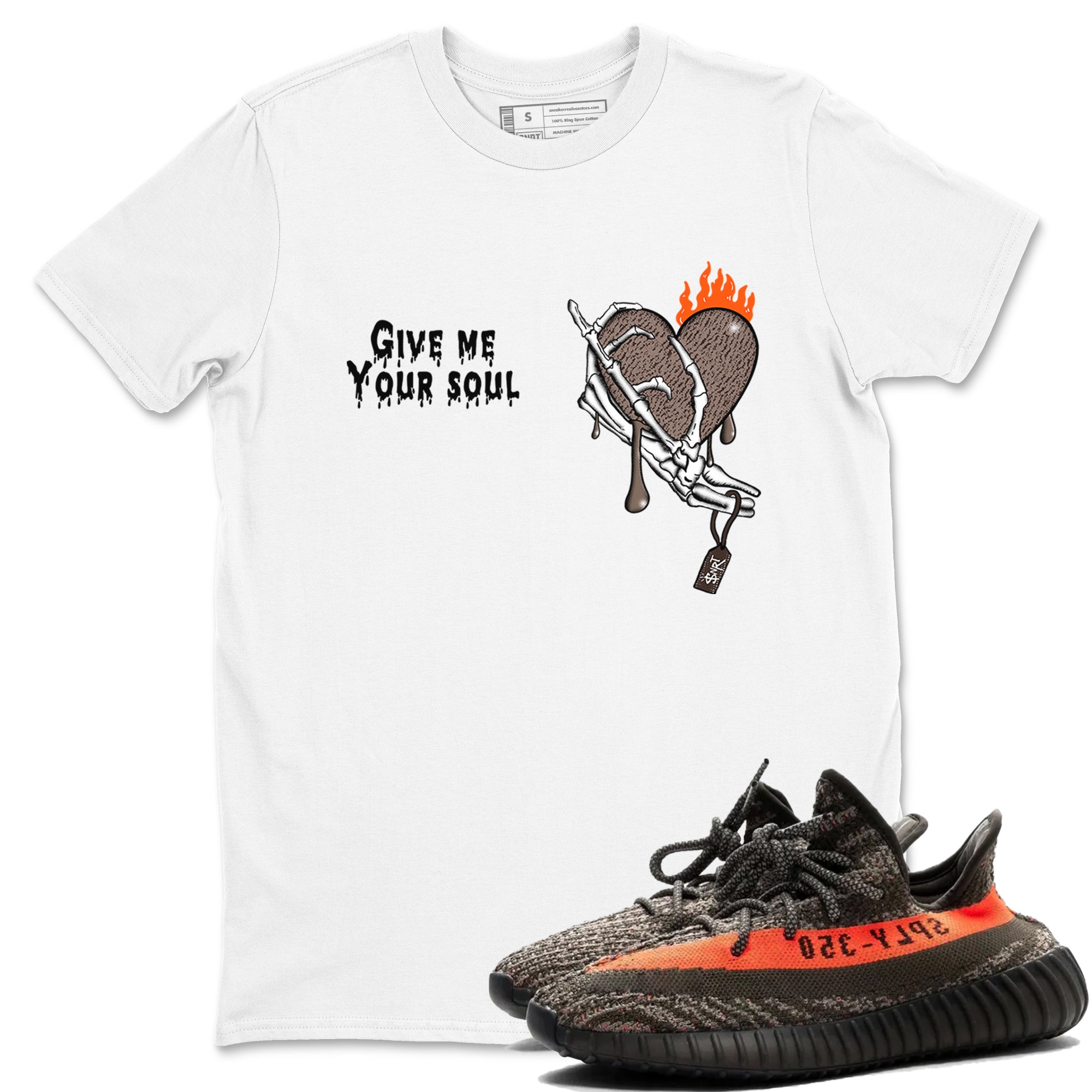Give Me Your Soul Sneaker Tees - Yeezy 350 Carbon Beluga