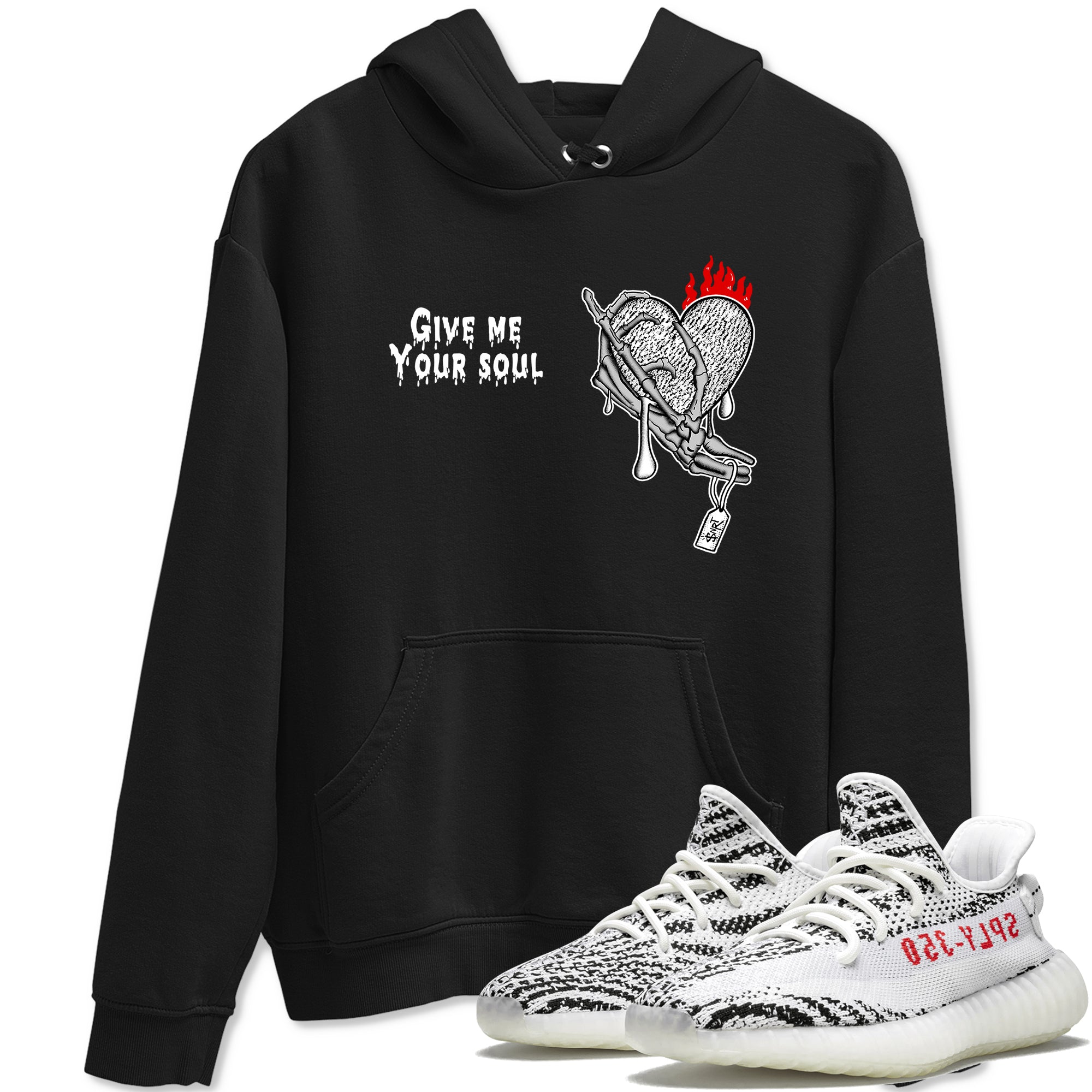 Give Me Your Soul Sneaker Tees - Yeezy 350 Zebra