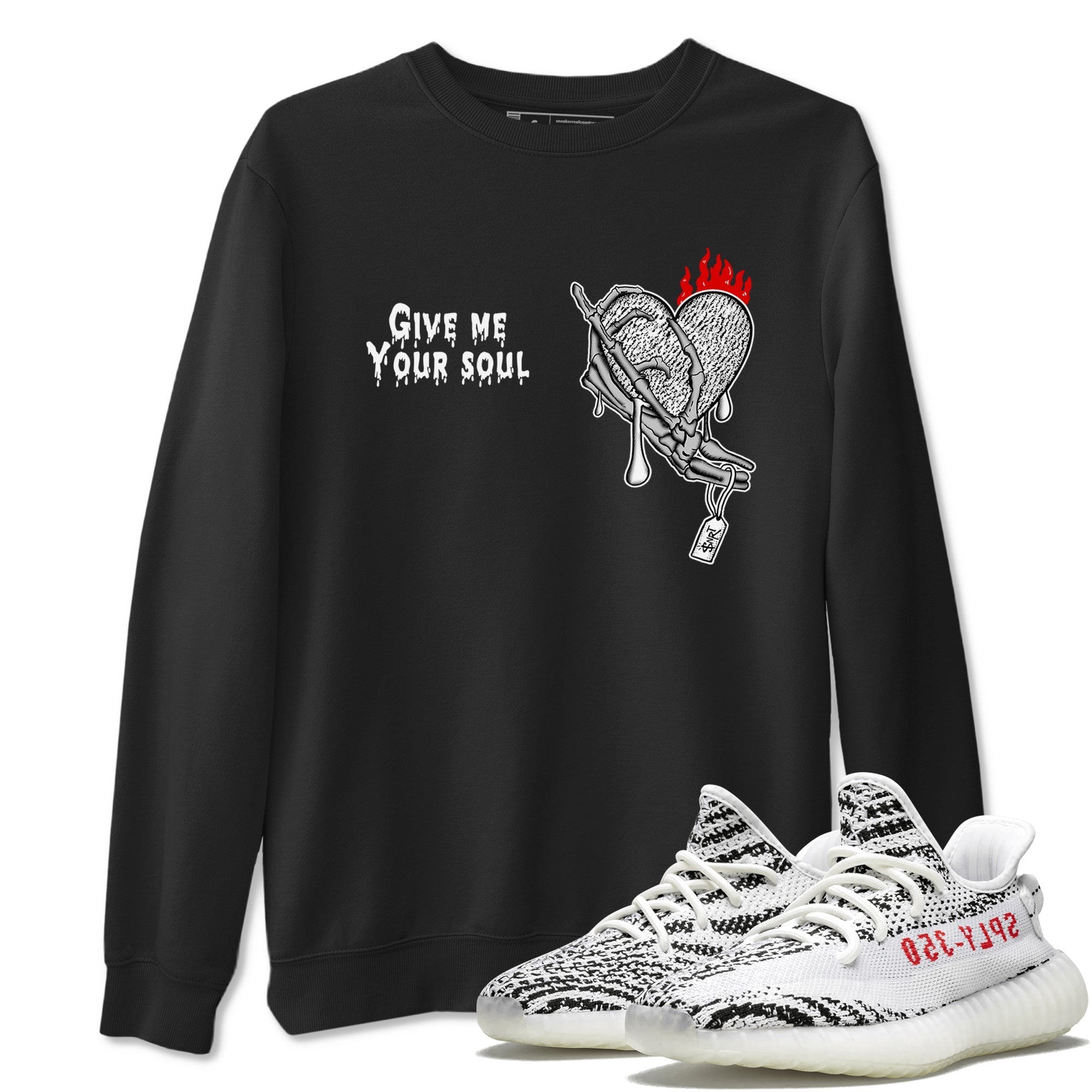 Give Me Your Soul Sneaker Tees - Yeezy 350 Zebra