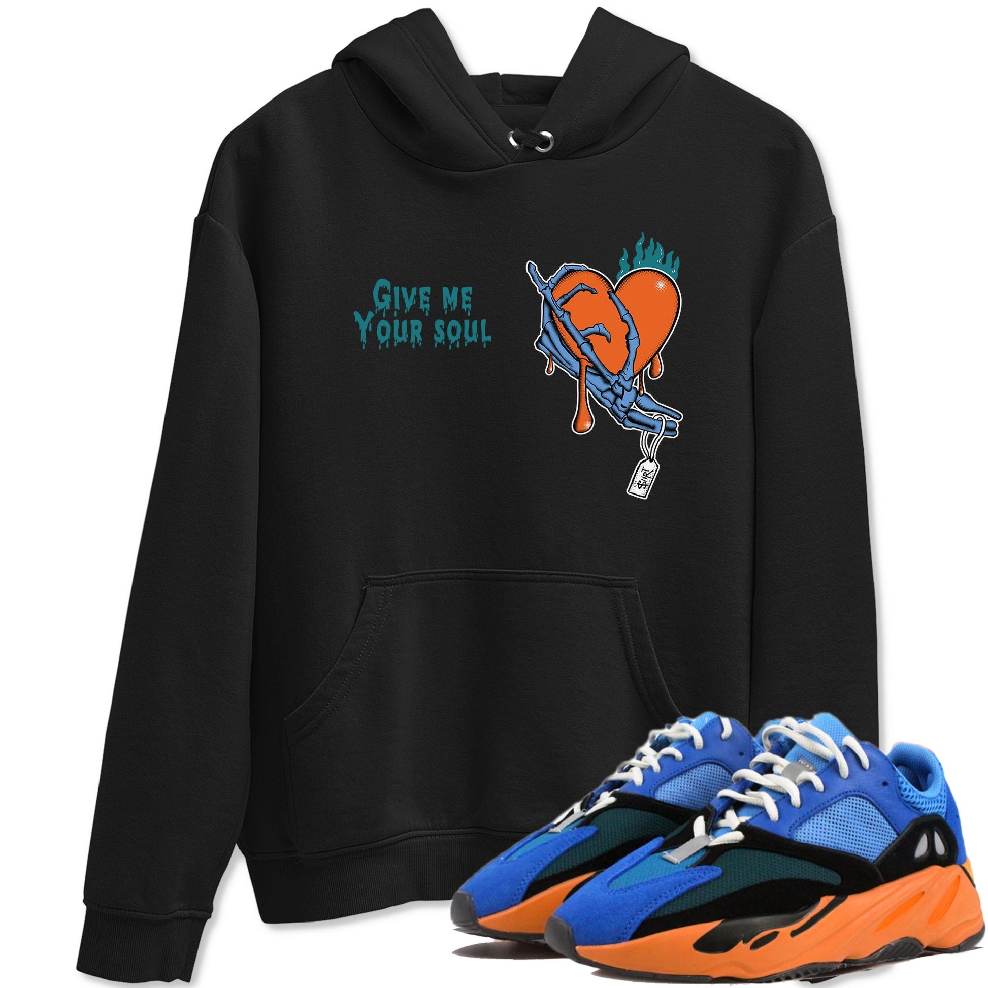 Give Me Your Soul Sneaker Tees - Yeezy 700 Bright Blue