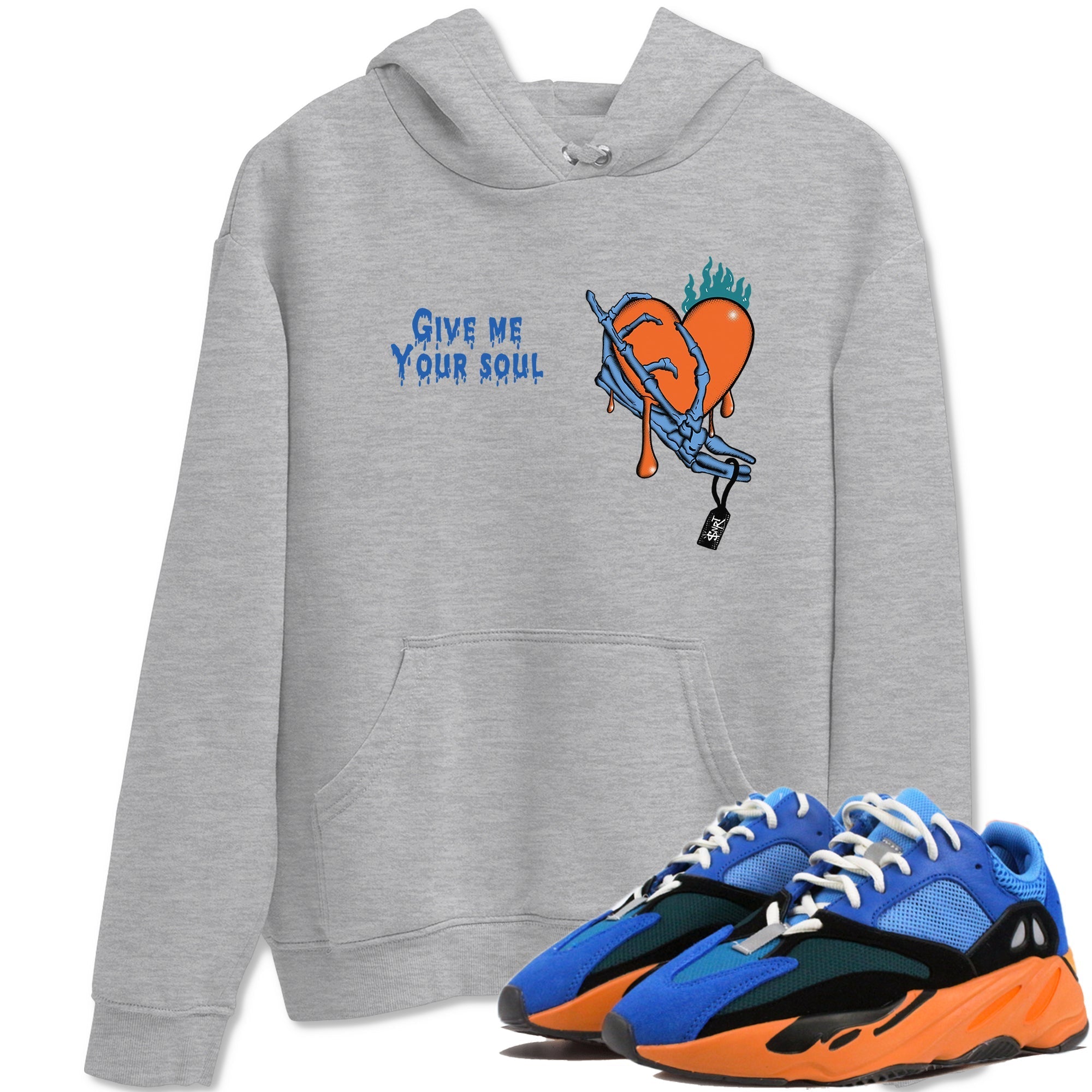 Give Me Your Soul Sneaker Tees - Yeezy 700 Bright Blue