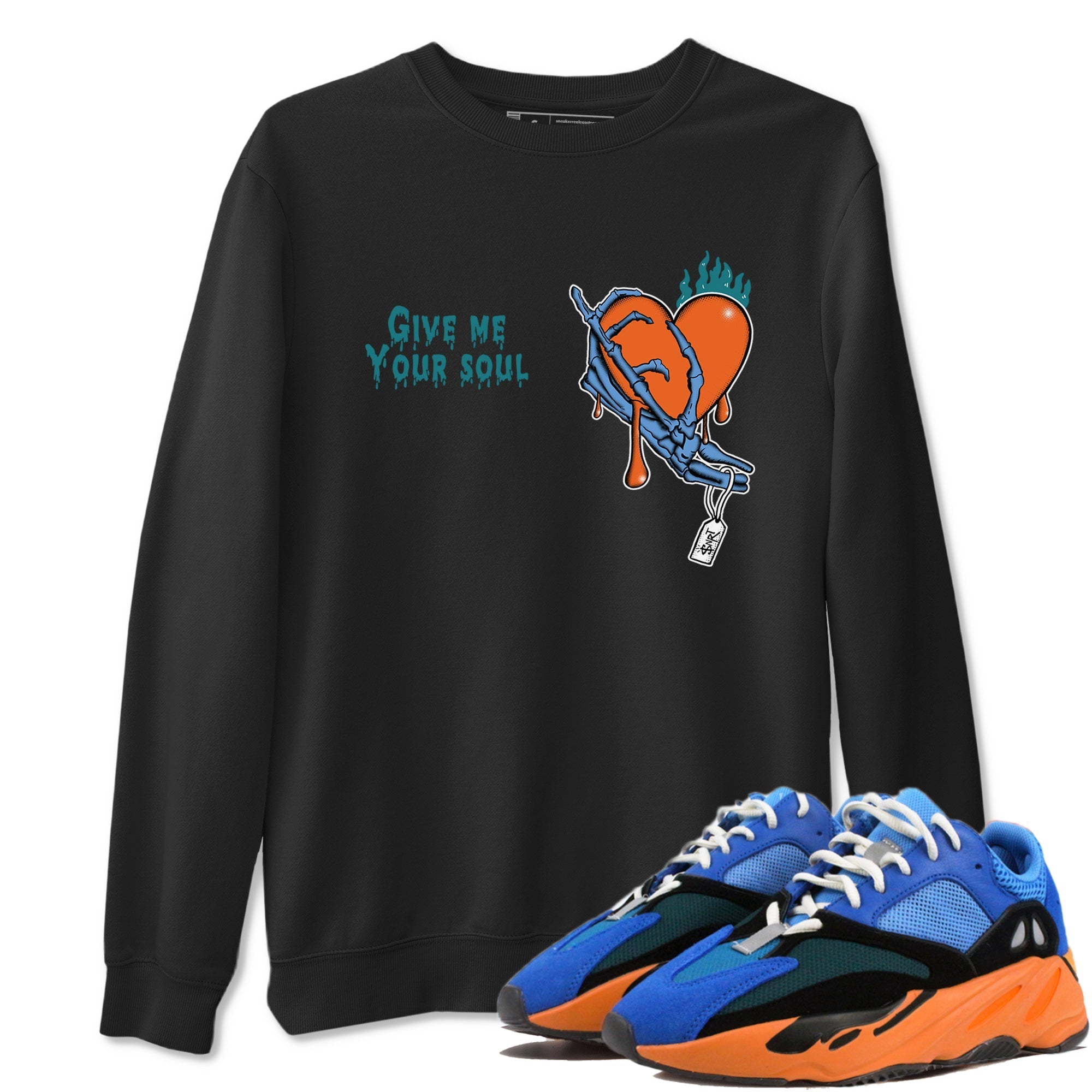 Give Me Your Soul Sneaker Tees - Yeezy 700 Bright Blue