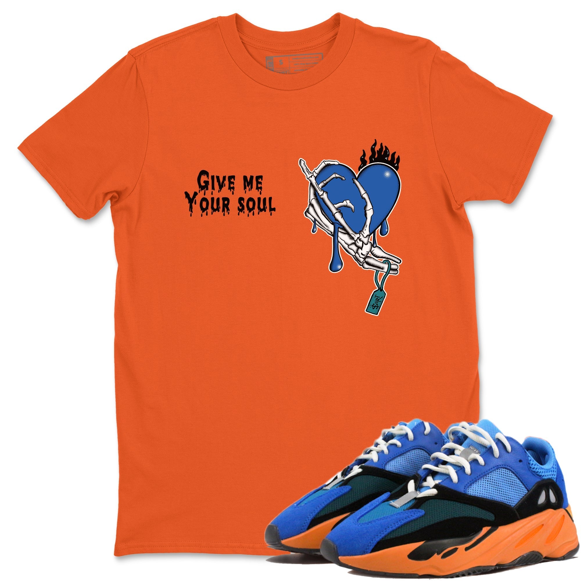 Give Me Your Soul Sneaker Tees - Yeezy 700 Bright Blue