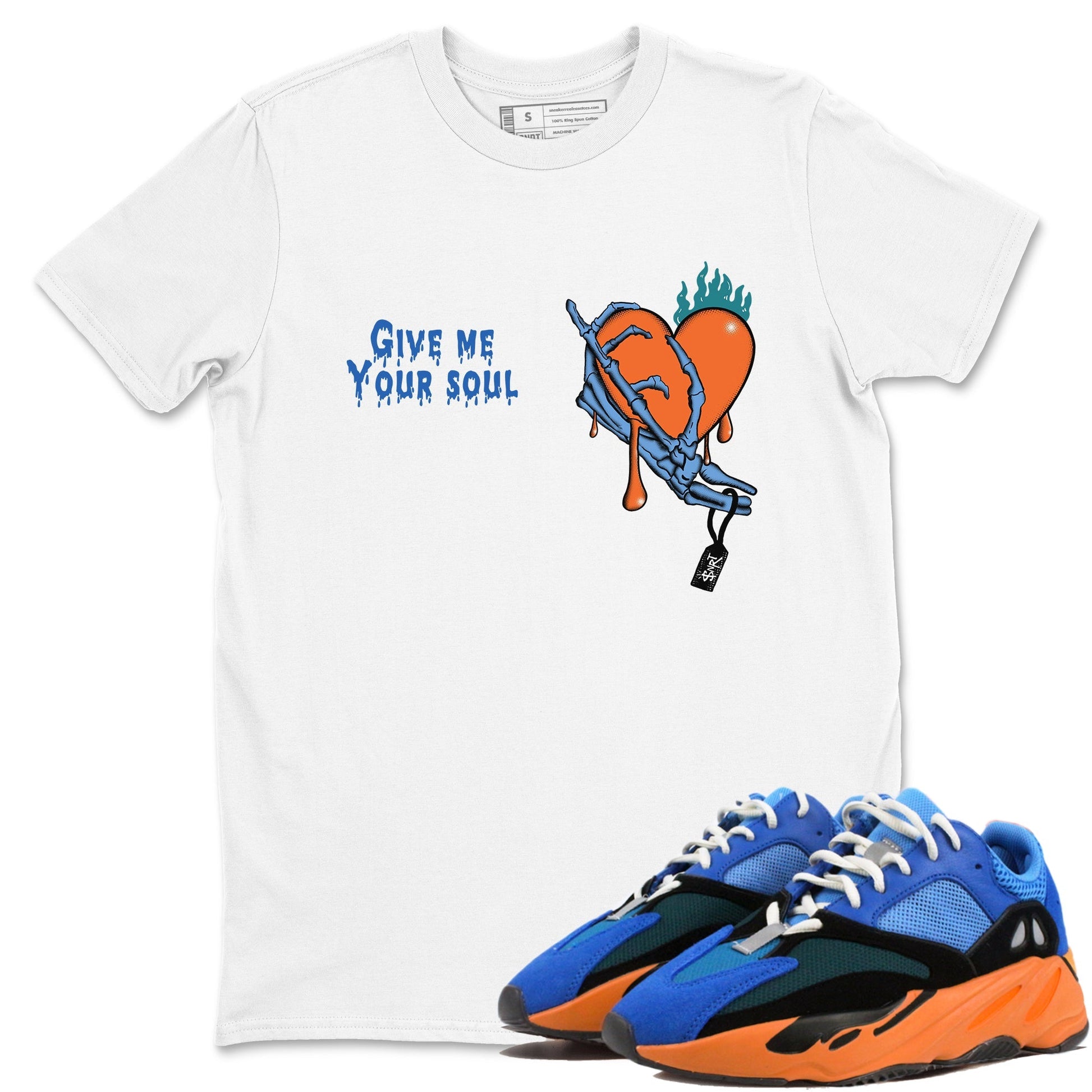 Give Me Your Soul Sneaker Tees - Yeezy 700 Bright Blue