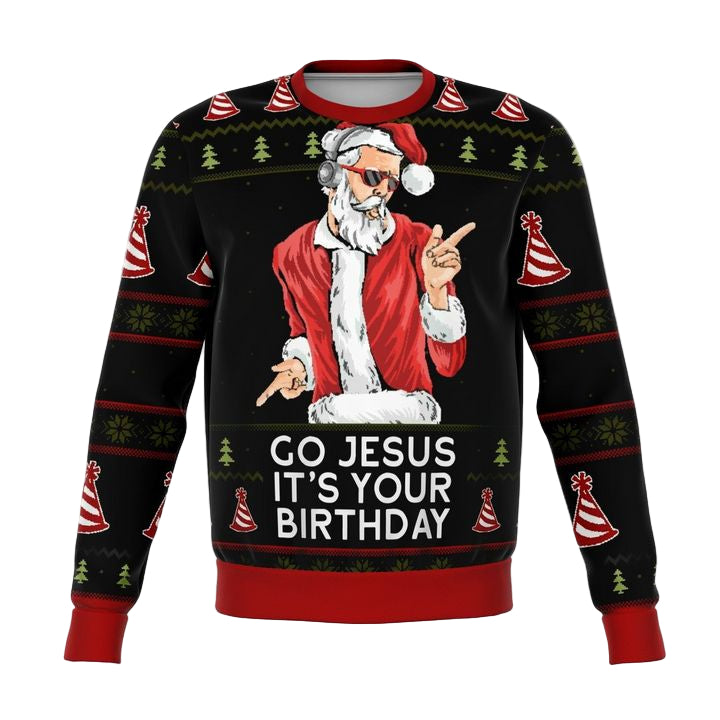 Go Jesus Meme 2022 Design 3d Ugly Christmas Sweater ? Usalast