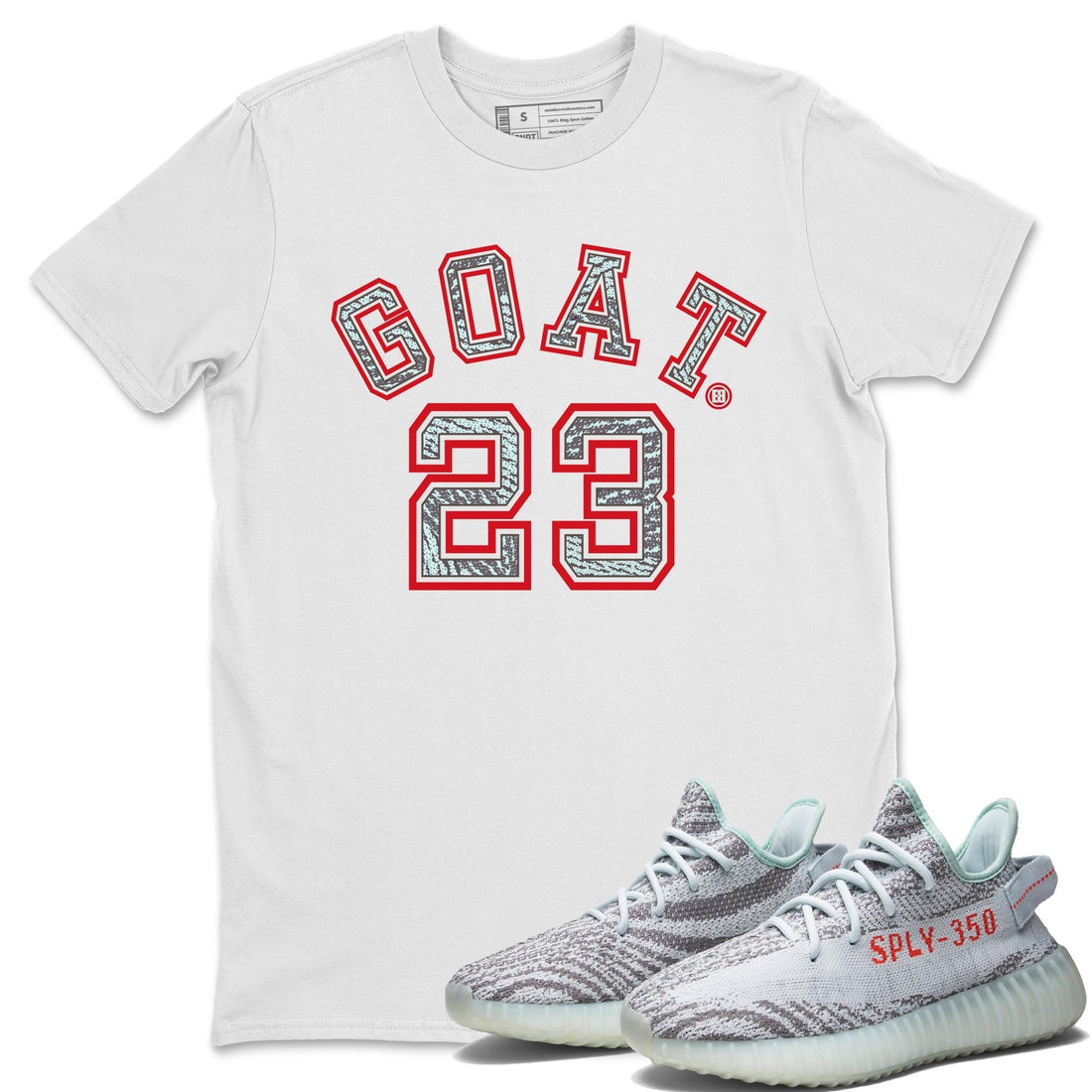 Goat 23 Unisex Tops - Yeezy 350 Blue Tint