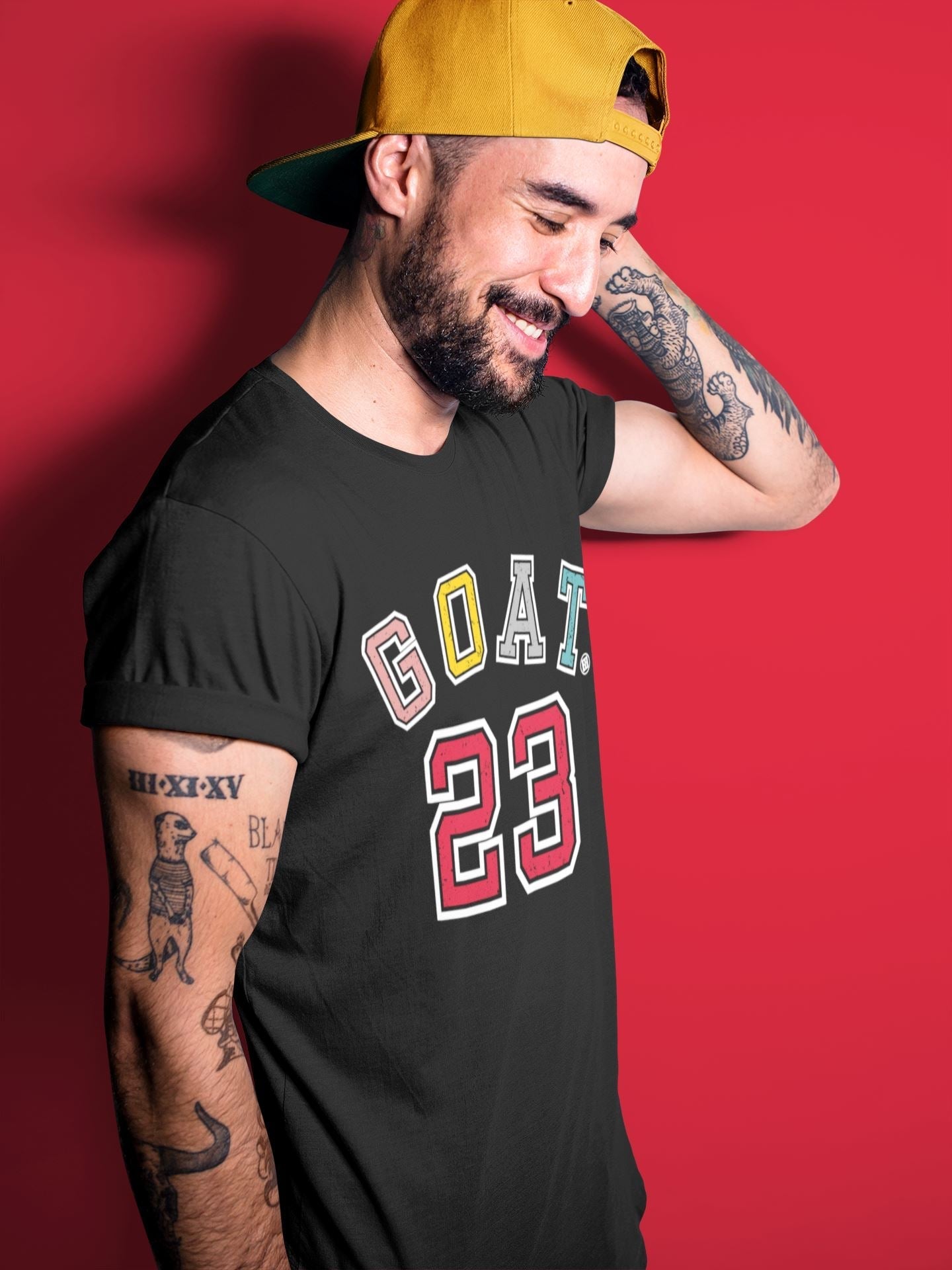Goat 23 Unisex Tops - Yeezy 700 Hi-Res Red
