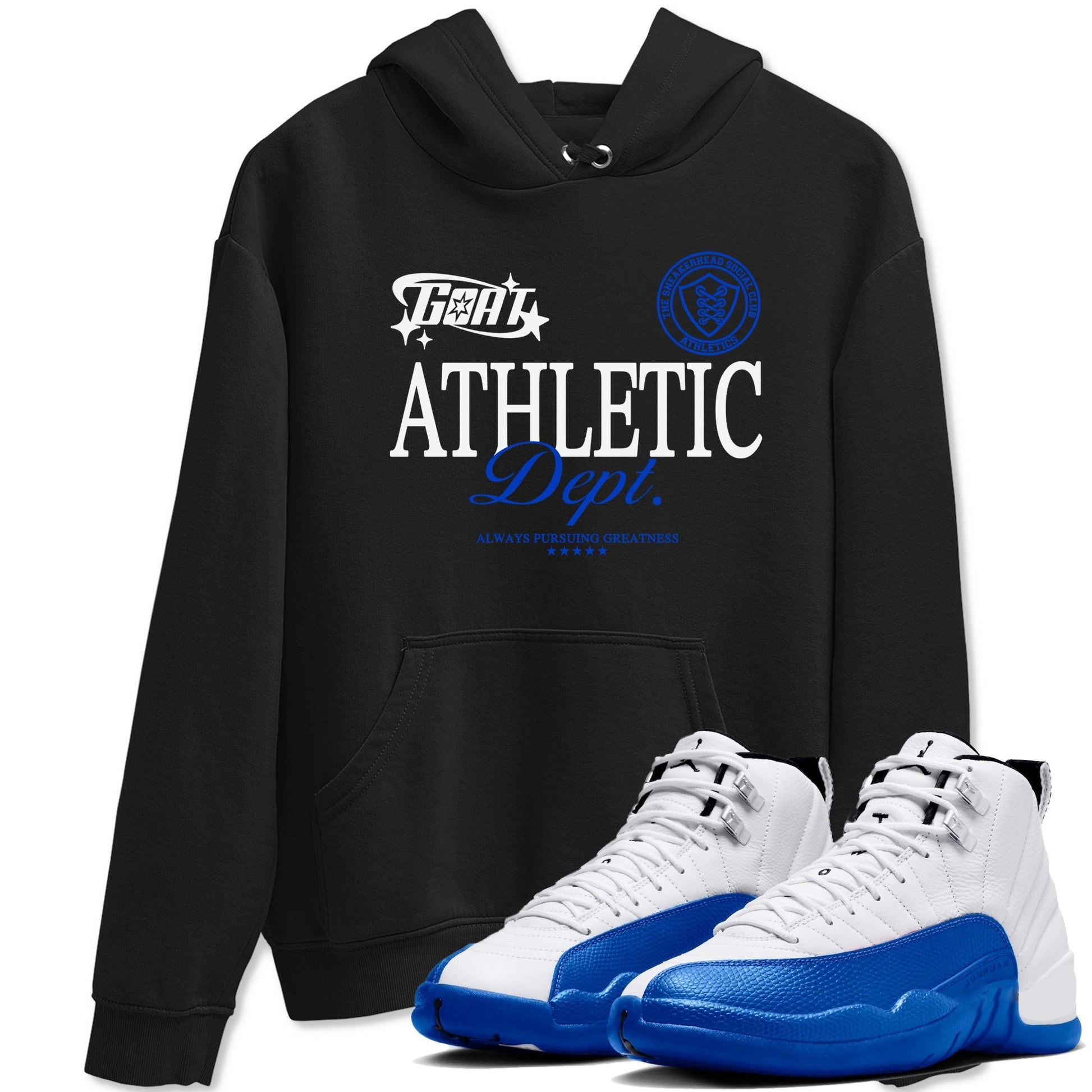 Goat Athletic Dept Sneaker Tees - Air Jordan 12 Blueberry