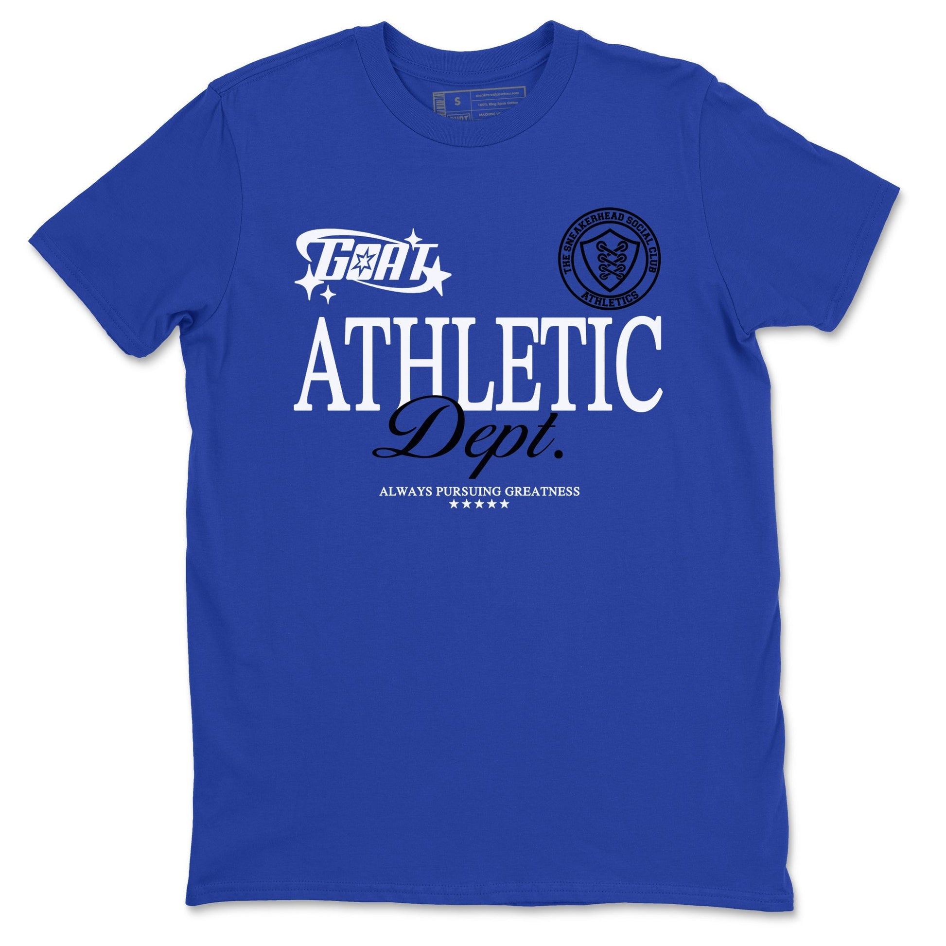 Goat Athletic Dept Sneaker Tees - Air Jordan 12 Blueberry