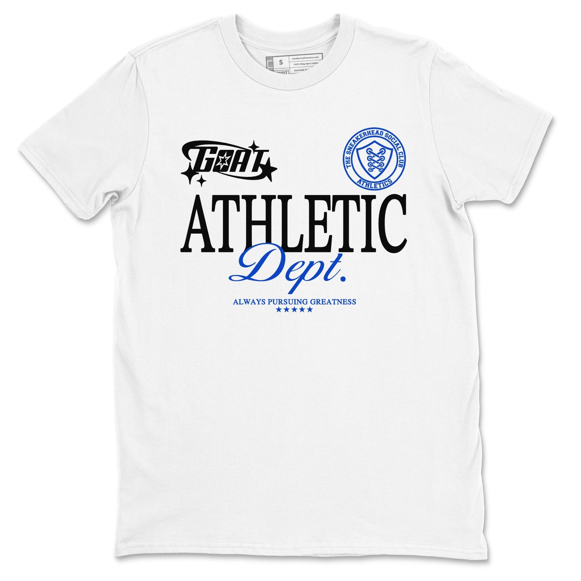 Goat Athletic Dept Sneaker Tees - Air Jordan 12 Blueberry
