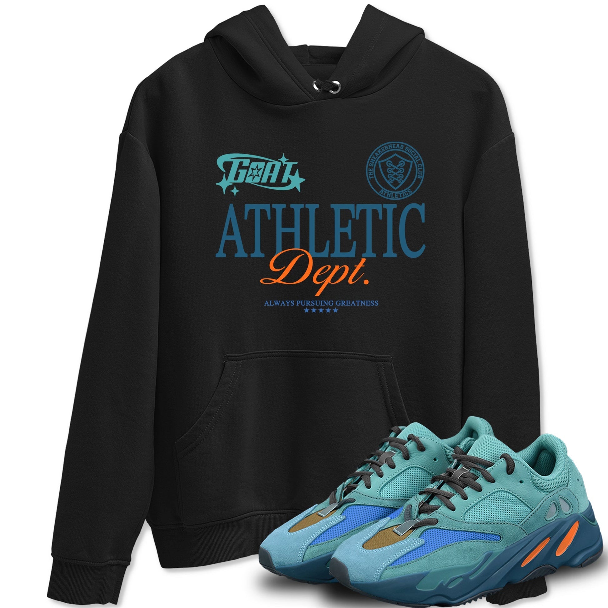 Goat Athletic Dept Sneaker Tees - Yeezy 700 Faded Azure
