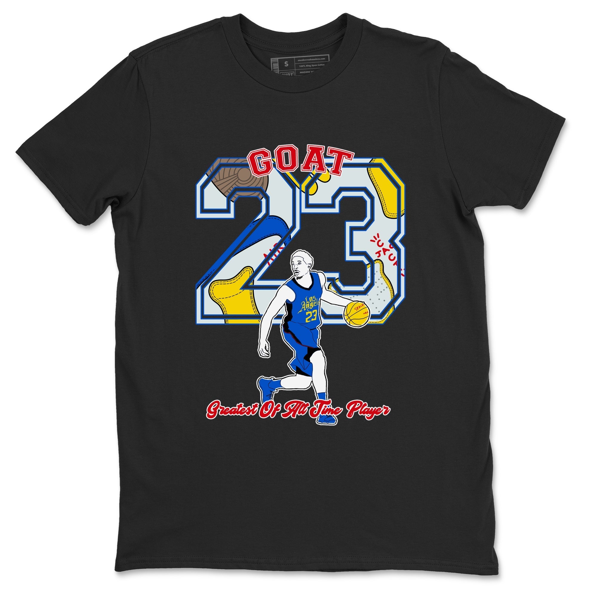 Goat Player Sneaker Tees - Air Jordan 1 Travis Scott Canary