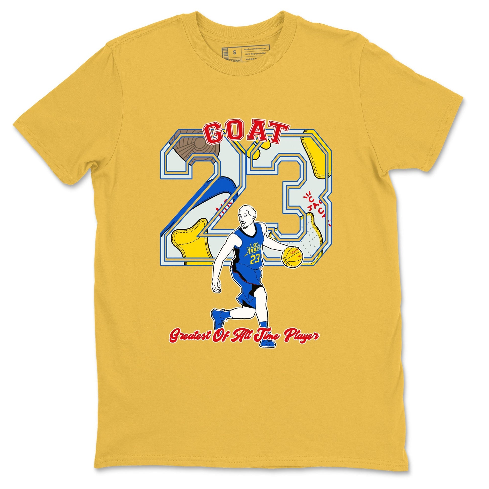 Goat Player Sneaker Tees - Air Jordan 1 Travis Scott Canary