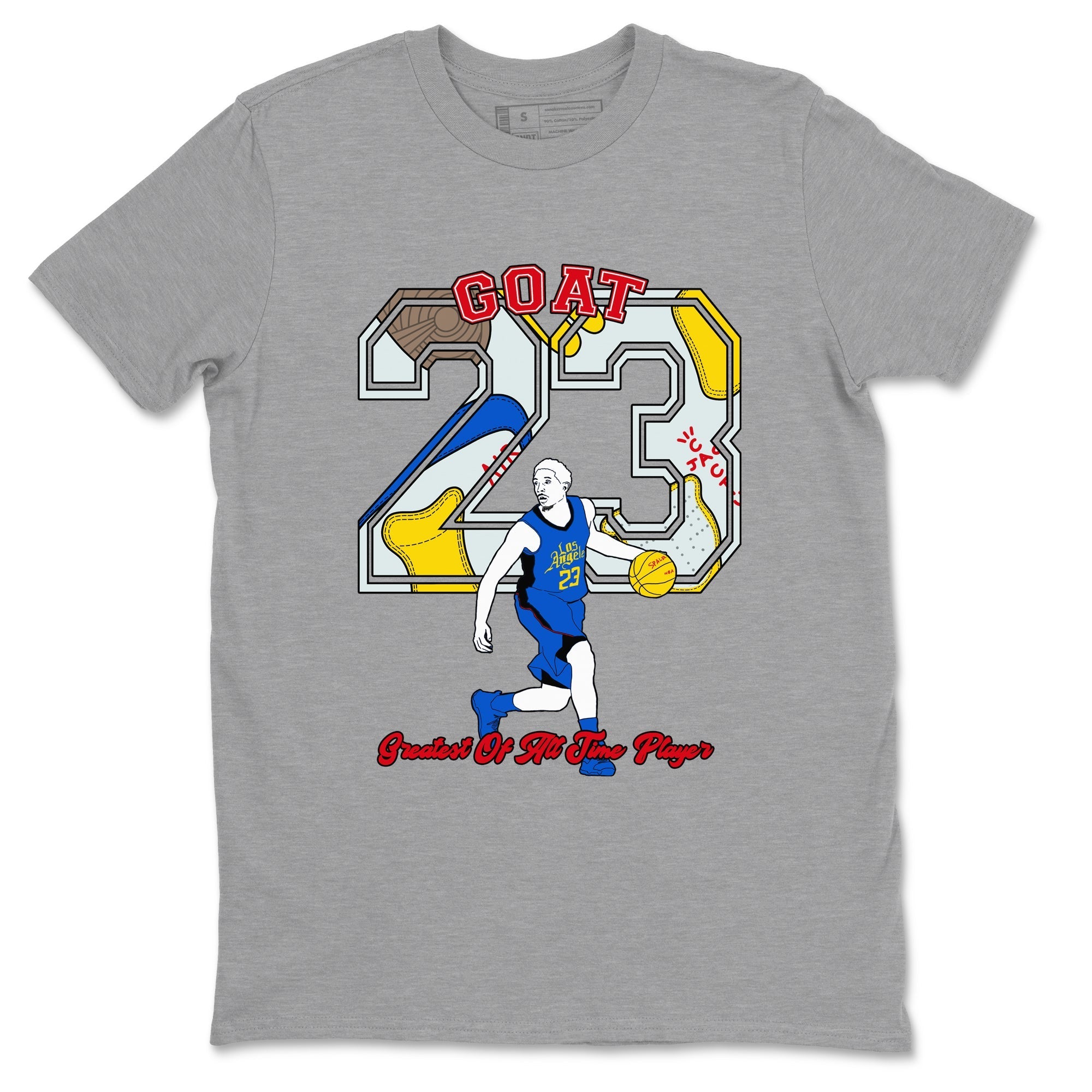 Goat Player Sneaker Tees - Air Jordan 1 Travis Scott Canary