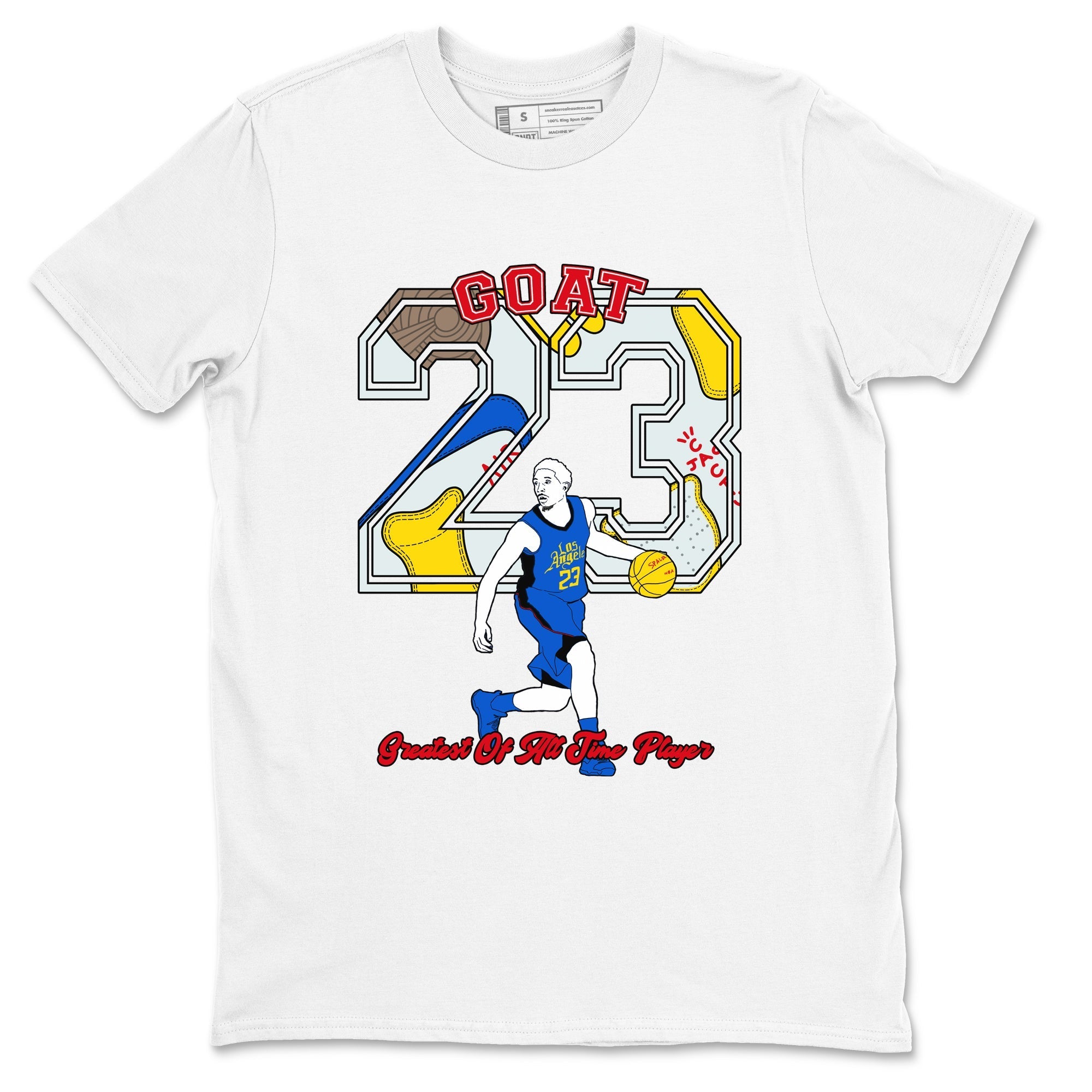 Goat Player Sneaker Tees - Air Jordan 1 Travis Scott Canary