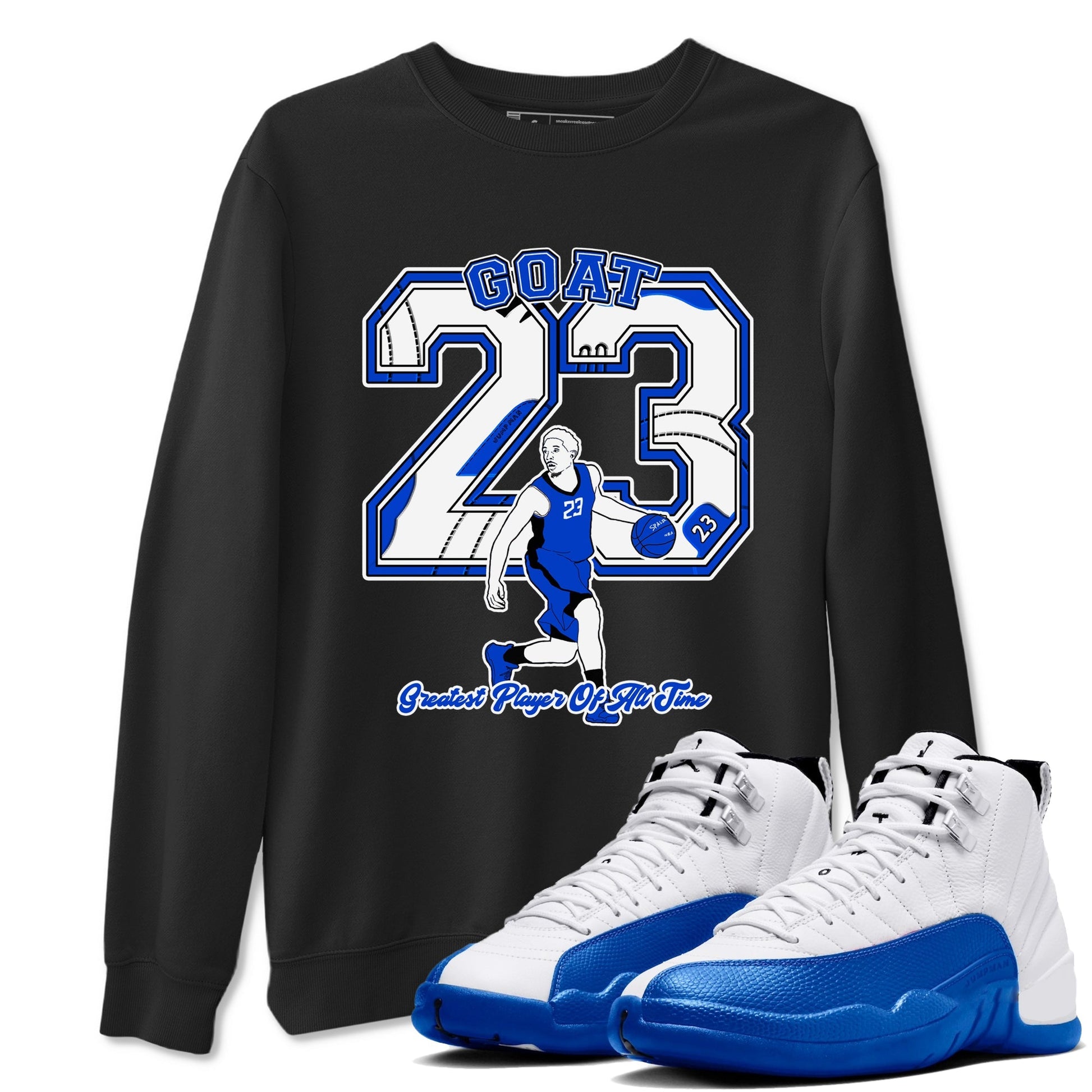 Goat Player Sneaker Tees - Air Jordan 12 Blueberry