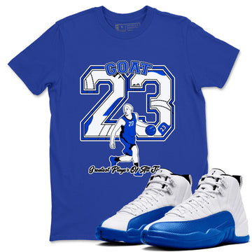 Goat Player Sneaker Tees - Air Jordan 12 Blueberry