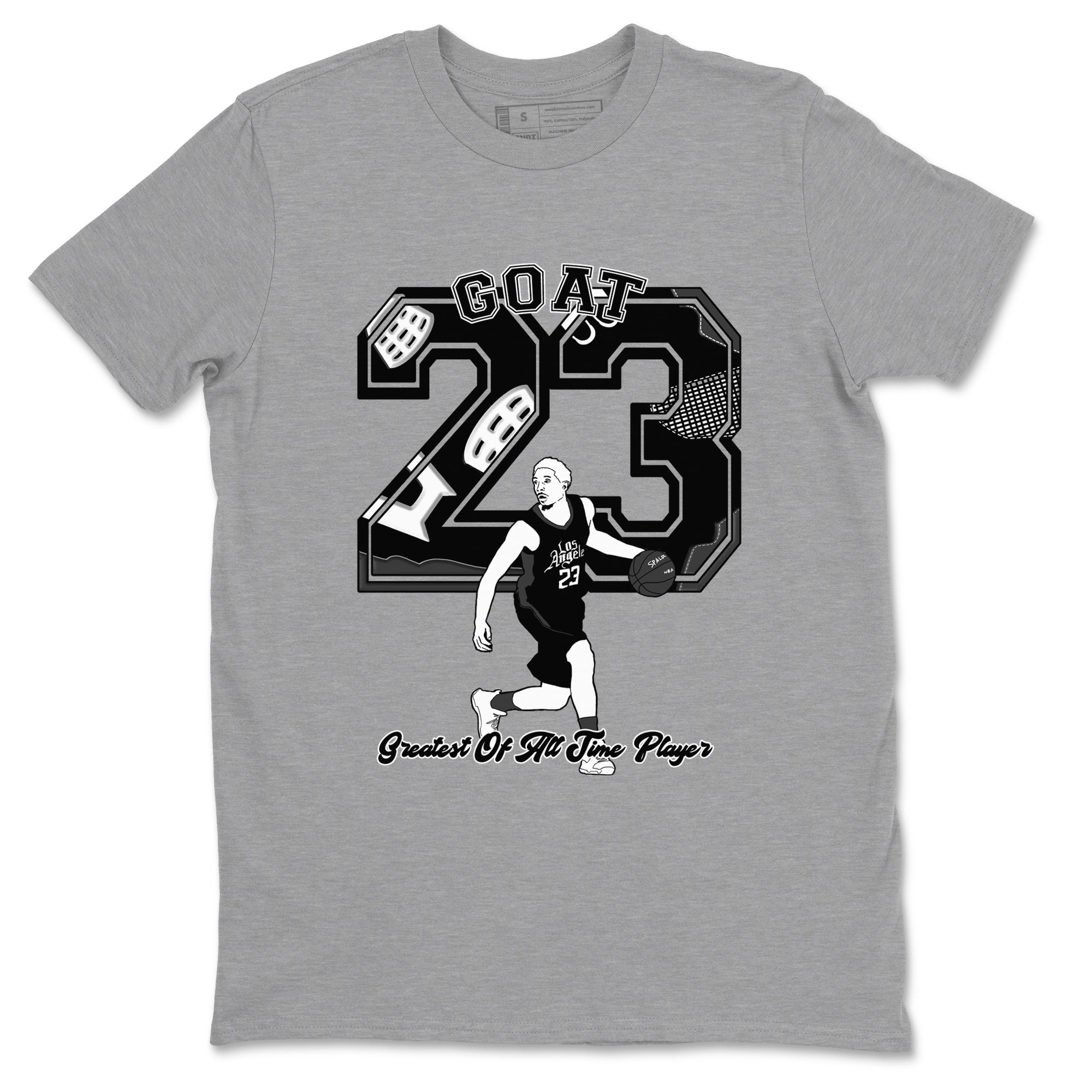 Goat Player Sneaker Tees - Air Jordan 4 White Thunder