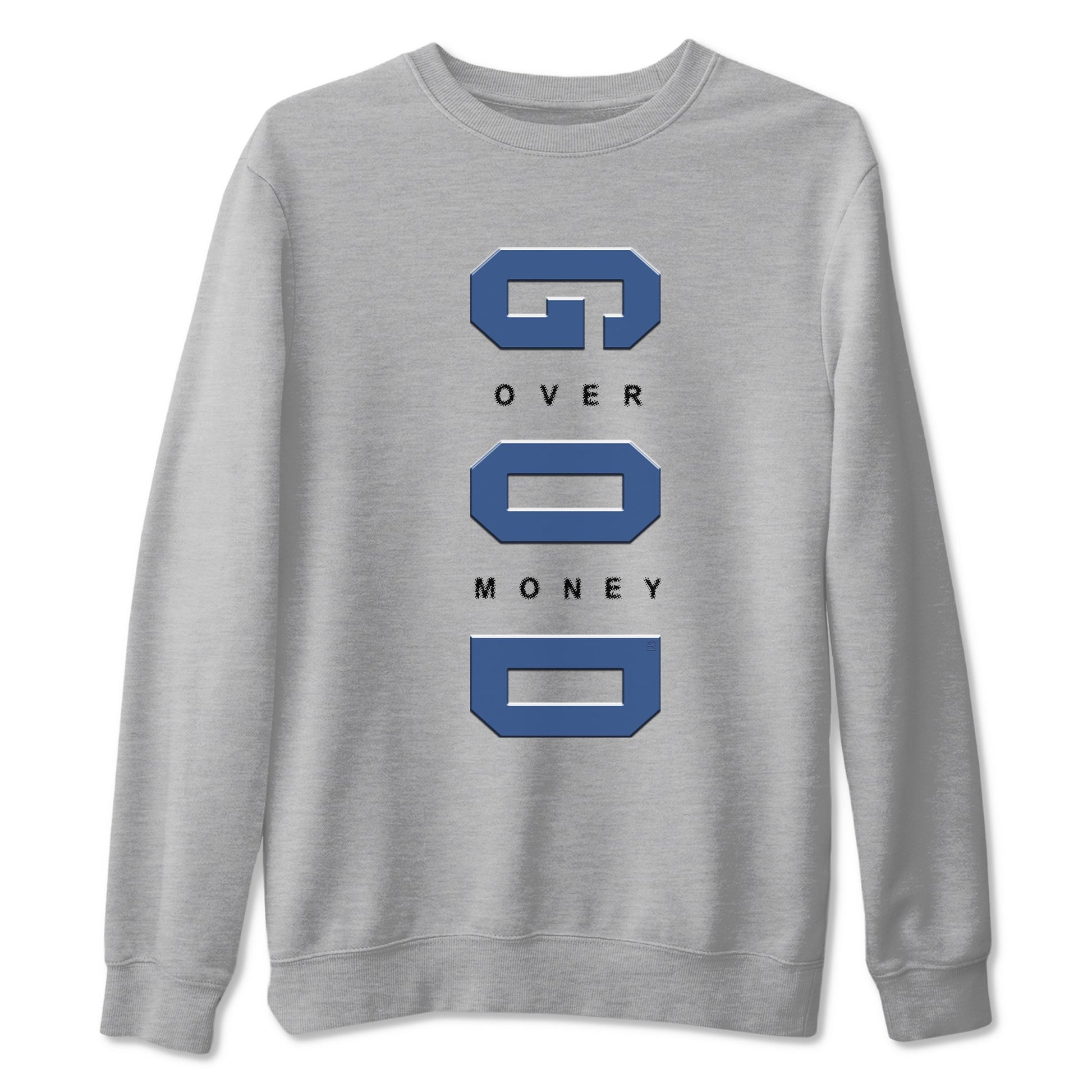 God Over Money Sneaker Tees - Air Jordan 3 A Ma Maniere x Diffused Blue