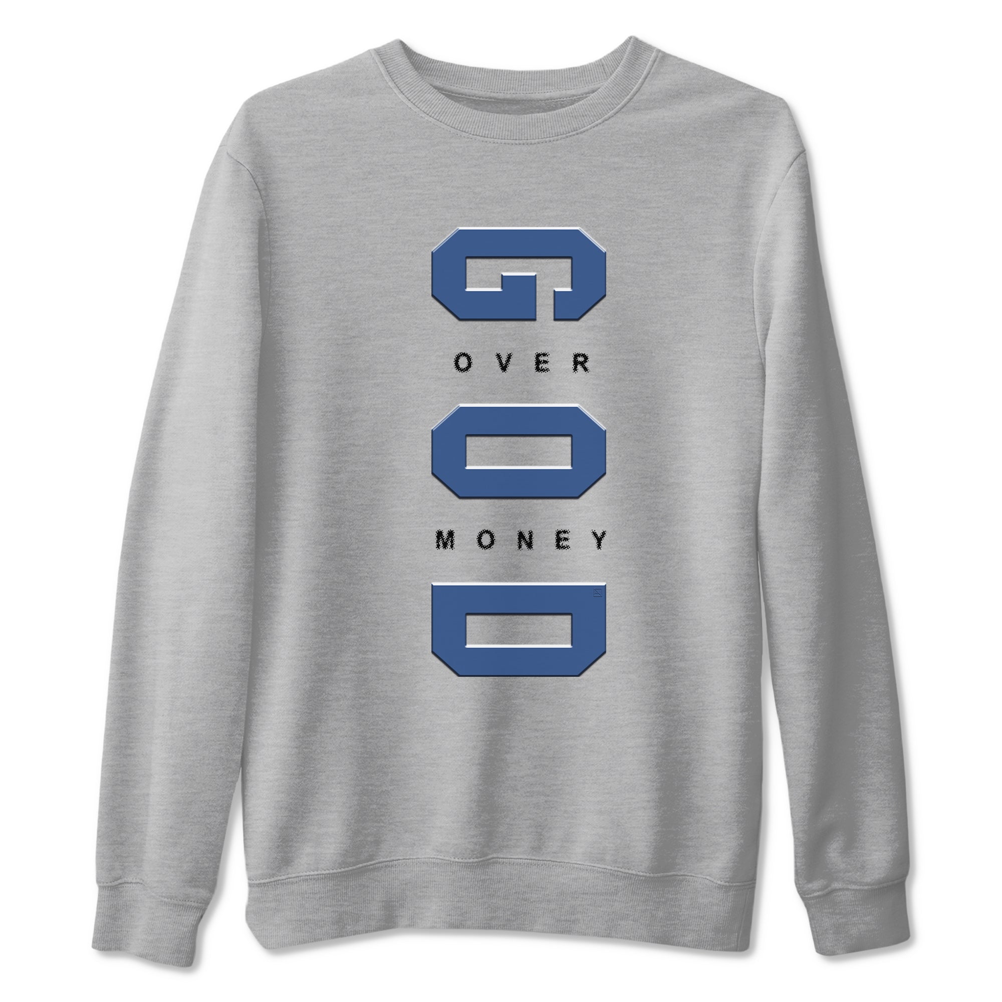 God Over Money Sneaker Tees - Air Jordan 3 A Ma Maniere x Diffused Blue