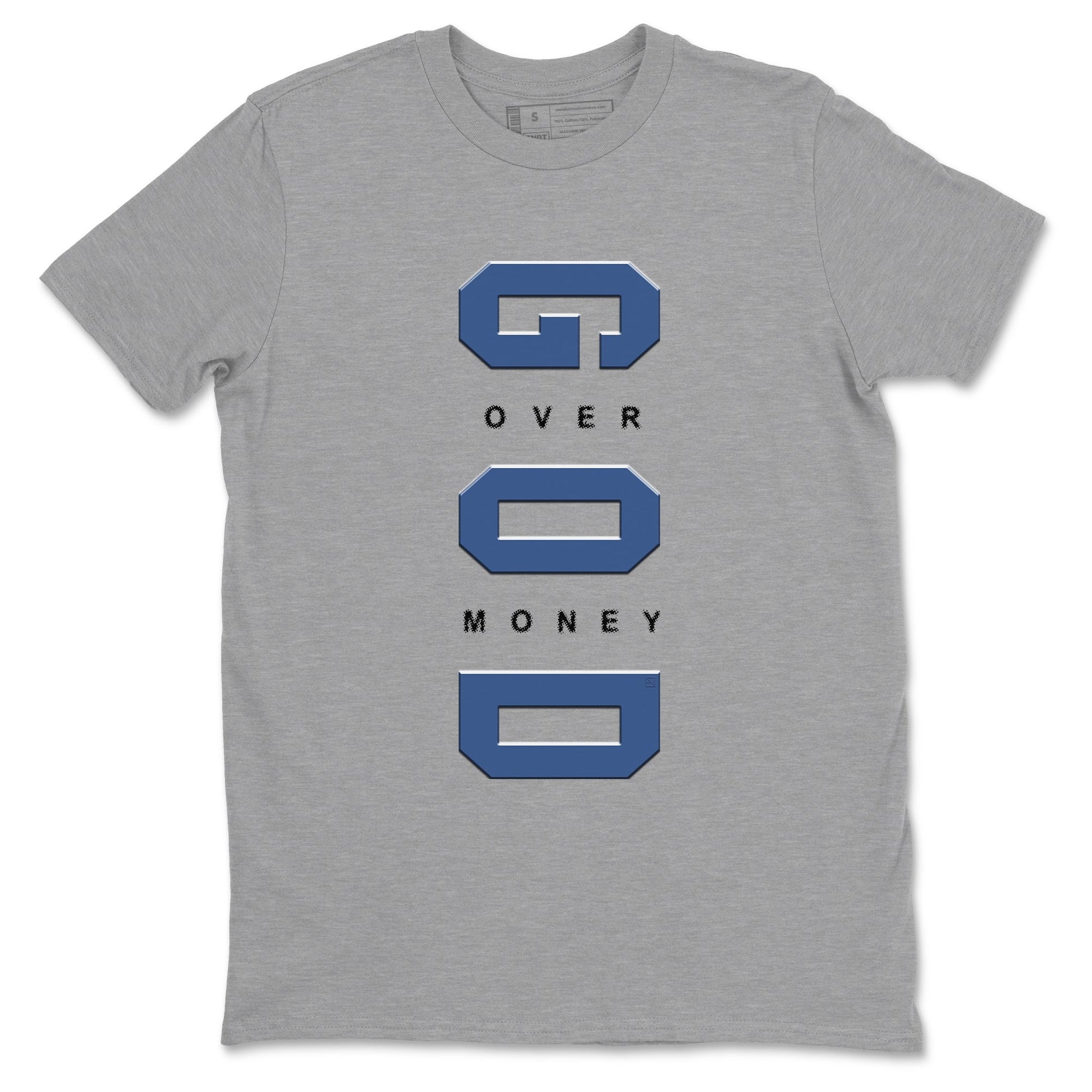 God Over Money Sneaker Tees - Air Jordan 3 A Ma Maniere x Diffused Blue