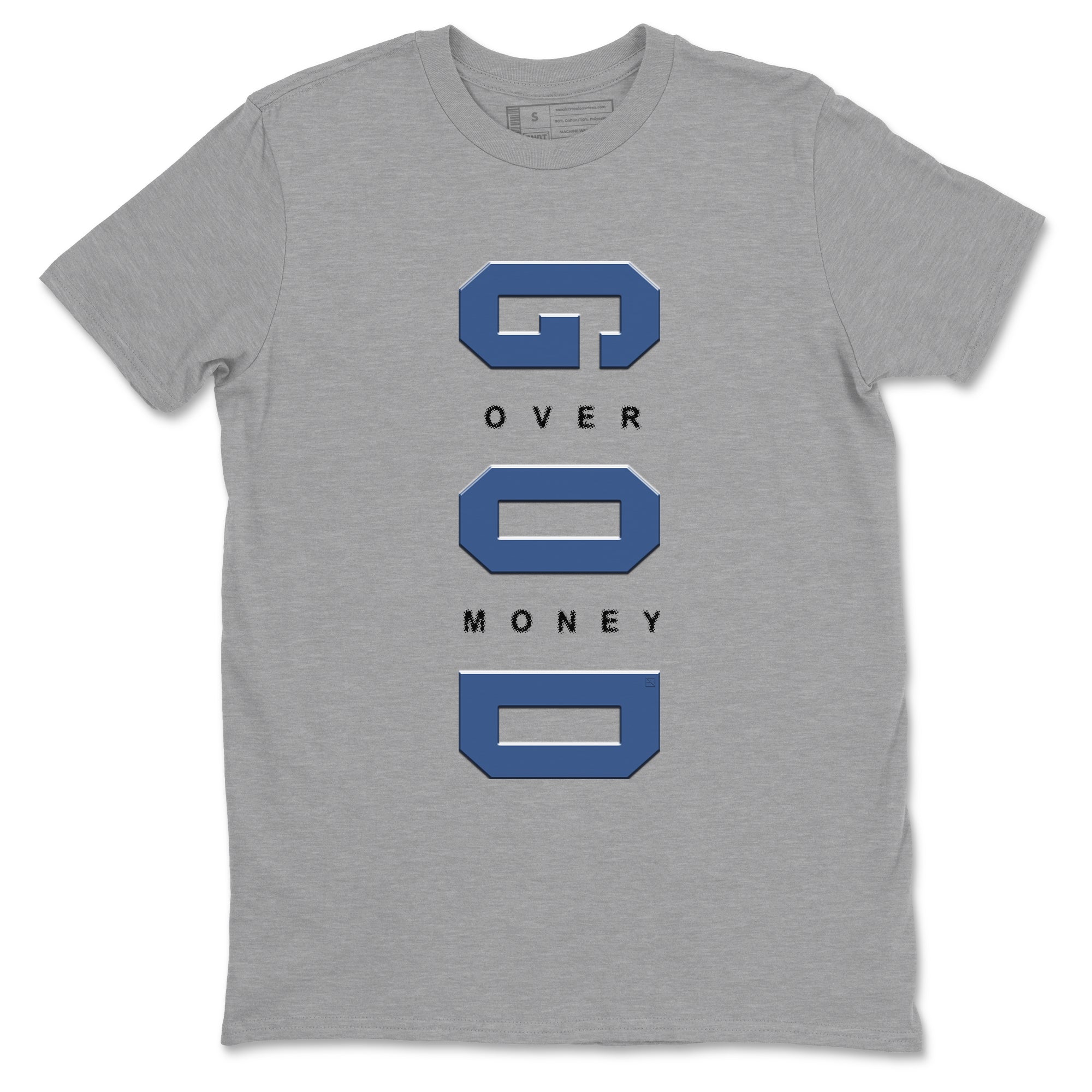 God Over Money Sneaker Tees - Air Jordan 3 A Ma Maniere x Diffused Blue