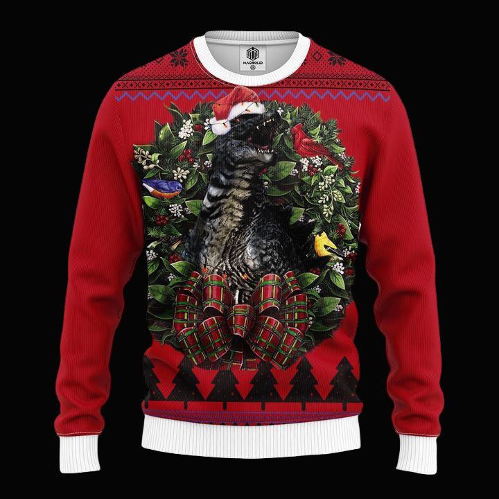 Godzilla King Kong King Noel Mc Ugly Christmas Sweater Thanksgiving Gift ? Usalast