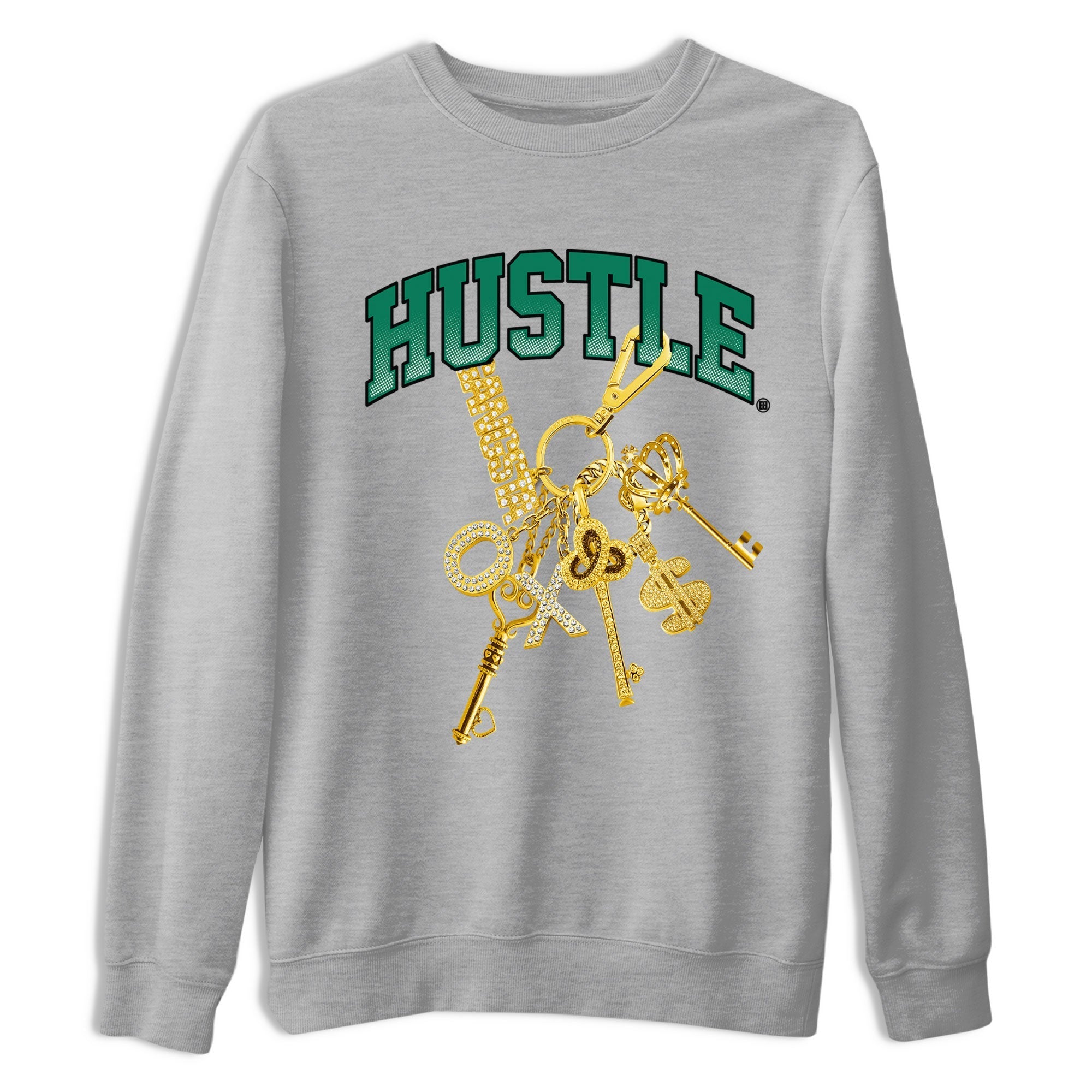 Gold Hustle Sneaker Tee - Samba Collegiate Green Gum