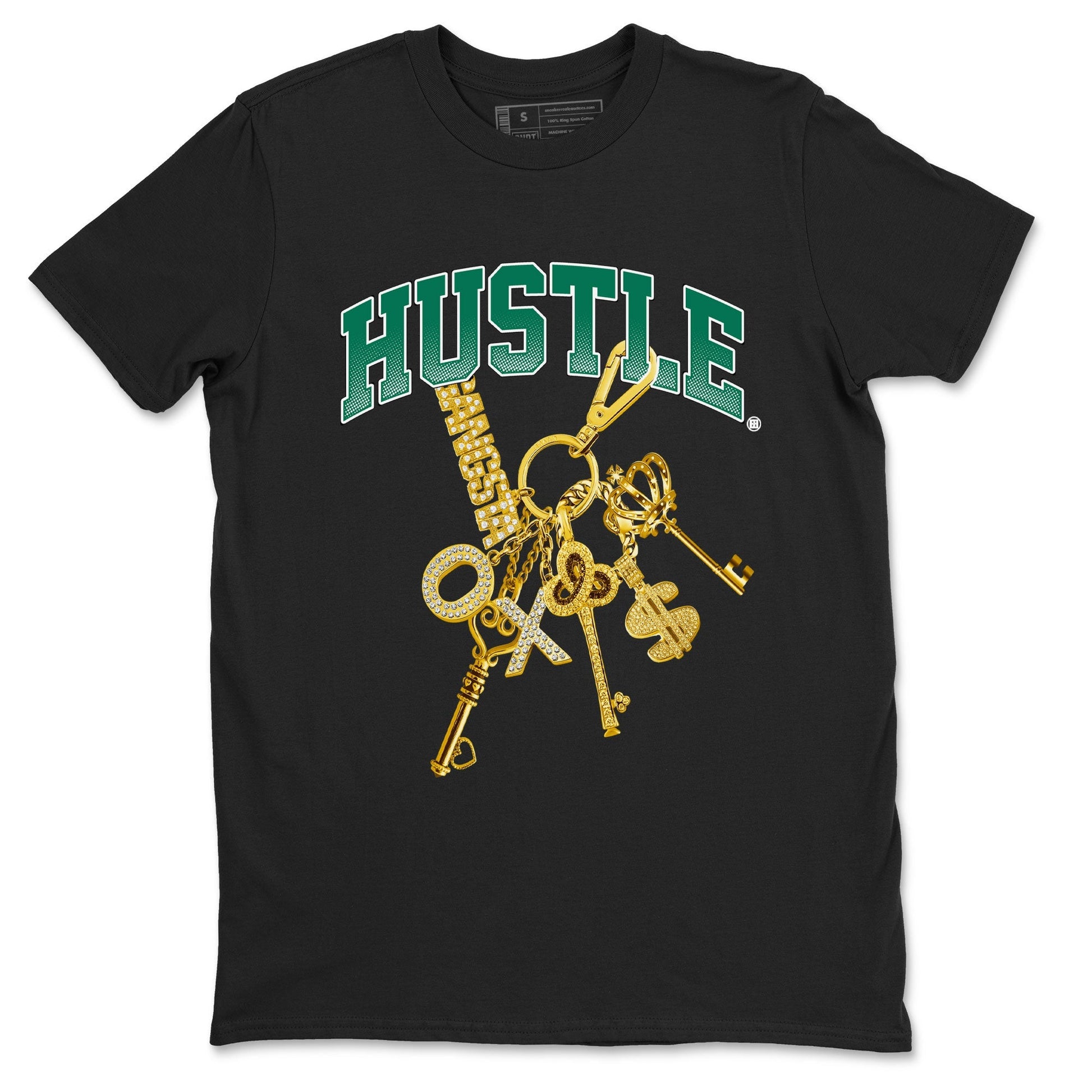Gold Hustle Sneaker Tee - Samba Collegiate Green Gum
