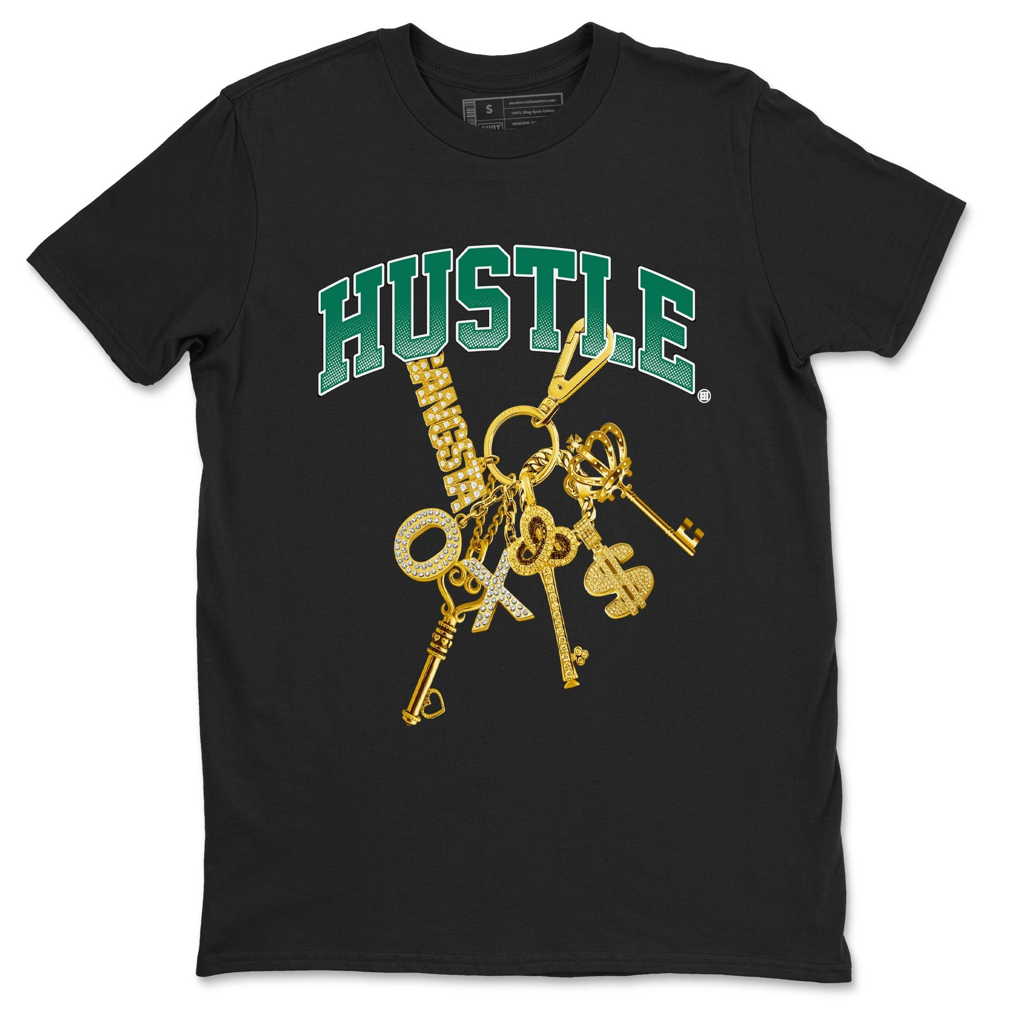 Gold Hustle Sneaker Tee - Samba Collegiate Green Gum